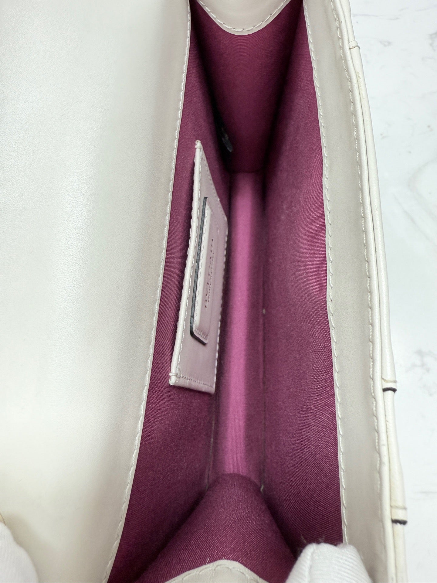 Bvlgari - Serpenti Forever Flap Bag - Smooth calf leather - White - (mini)