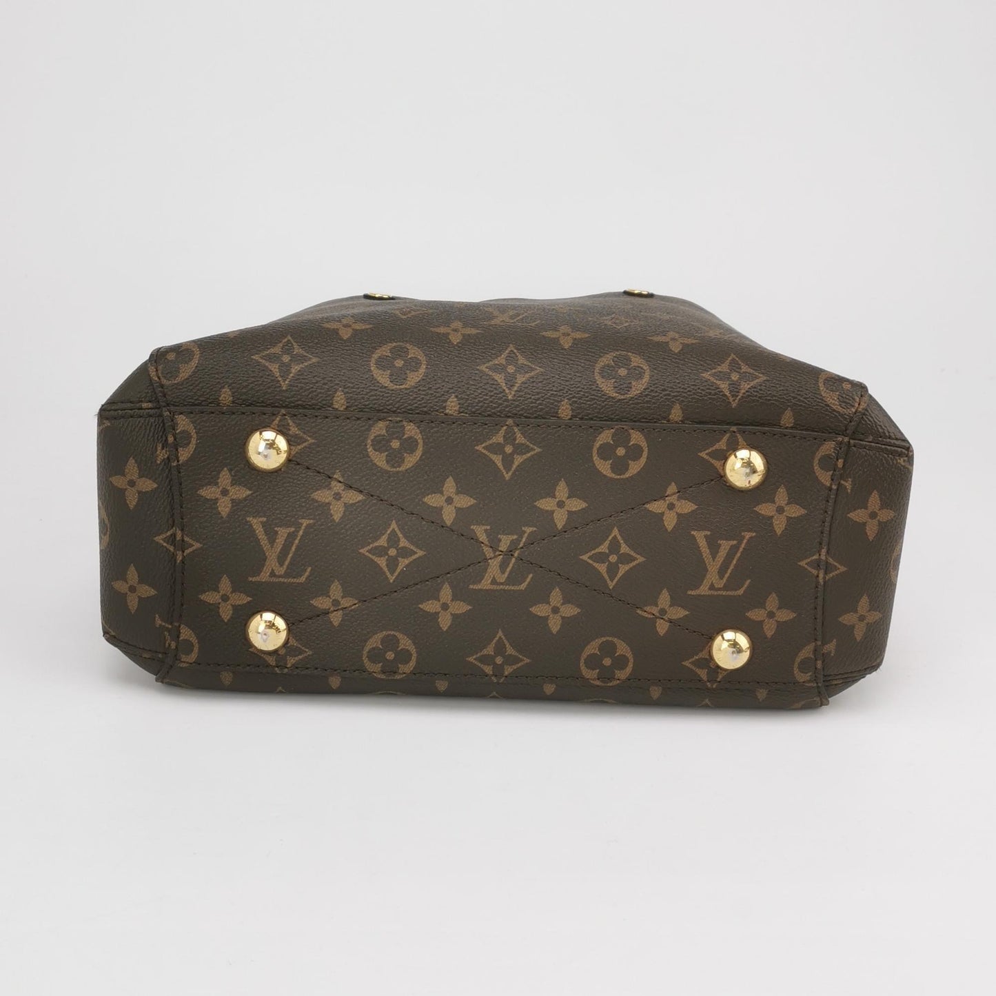 Louis Vuitton - Montaigne BB - Monogram coated canvas, Vachetta leather trim - Brown - (Small)