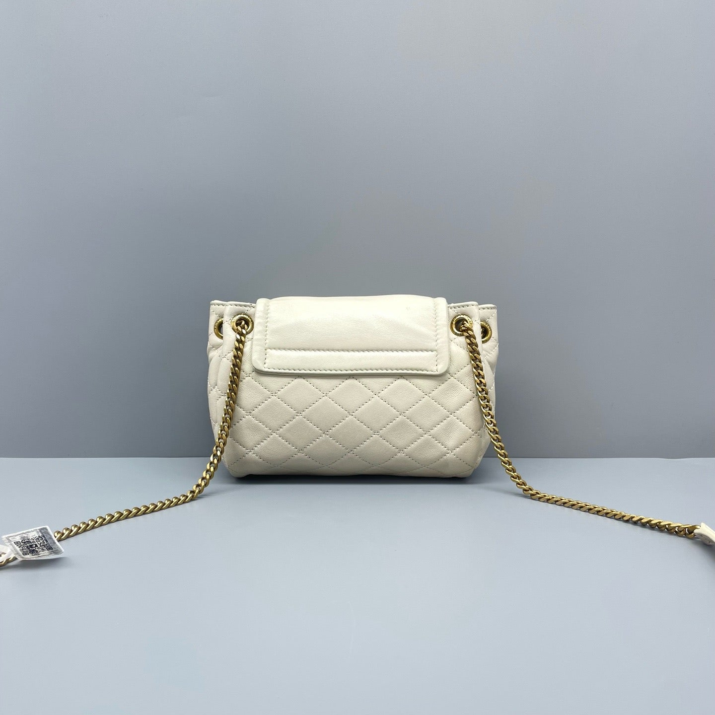 Saint Laurent - Nolita Mini Chain Bag - Quilted leather - White - (mini)