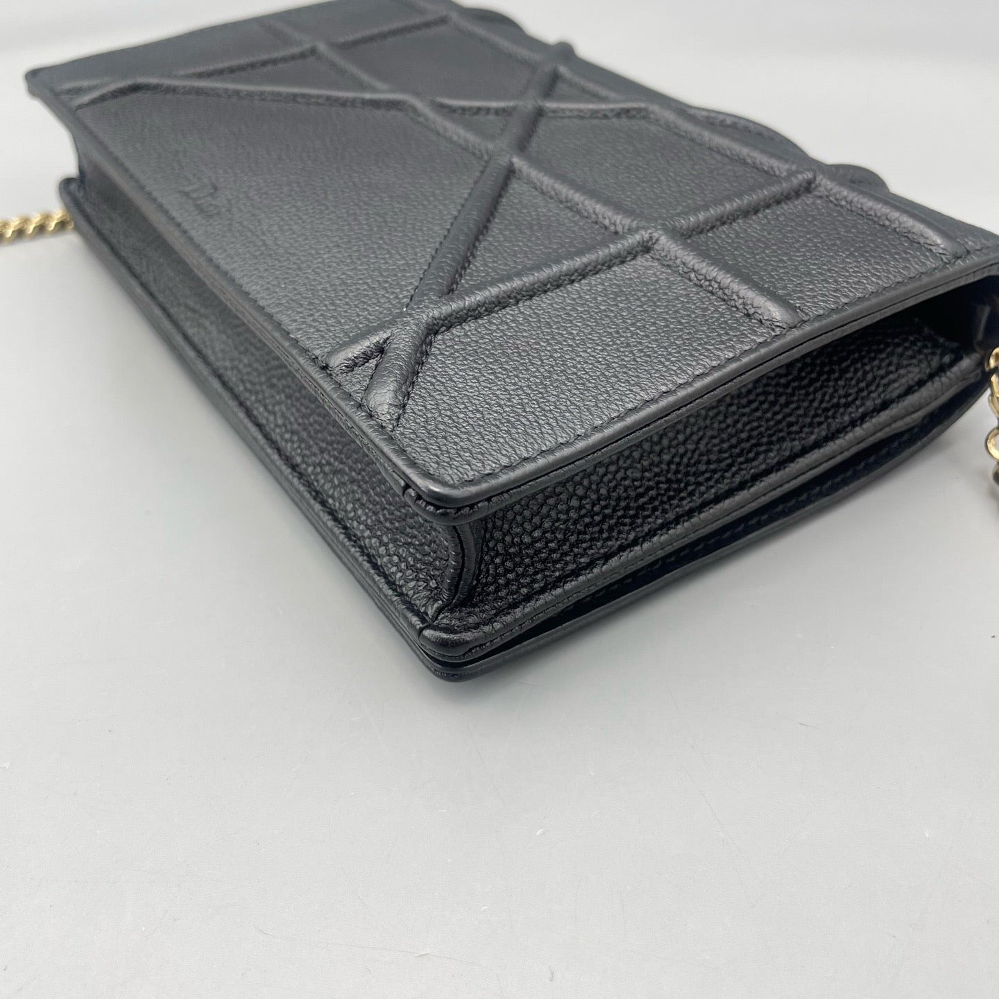 Dior - Diorama Shield WOC - Grained leather - Black - (mini)