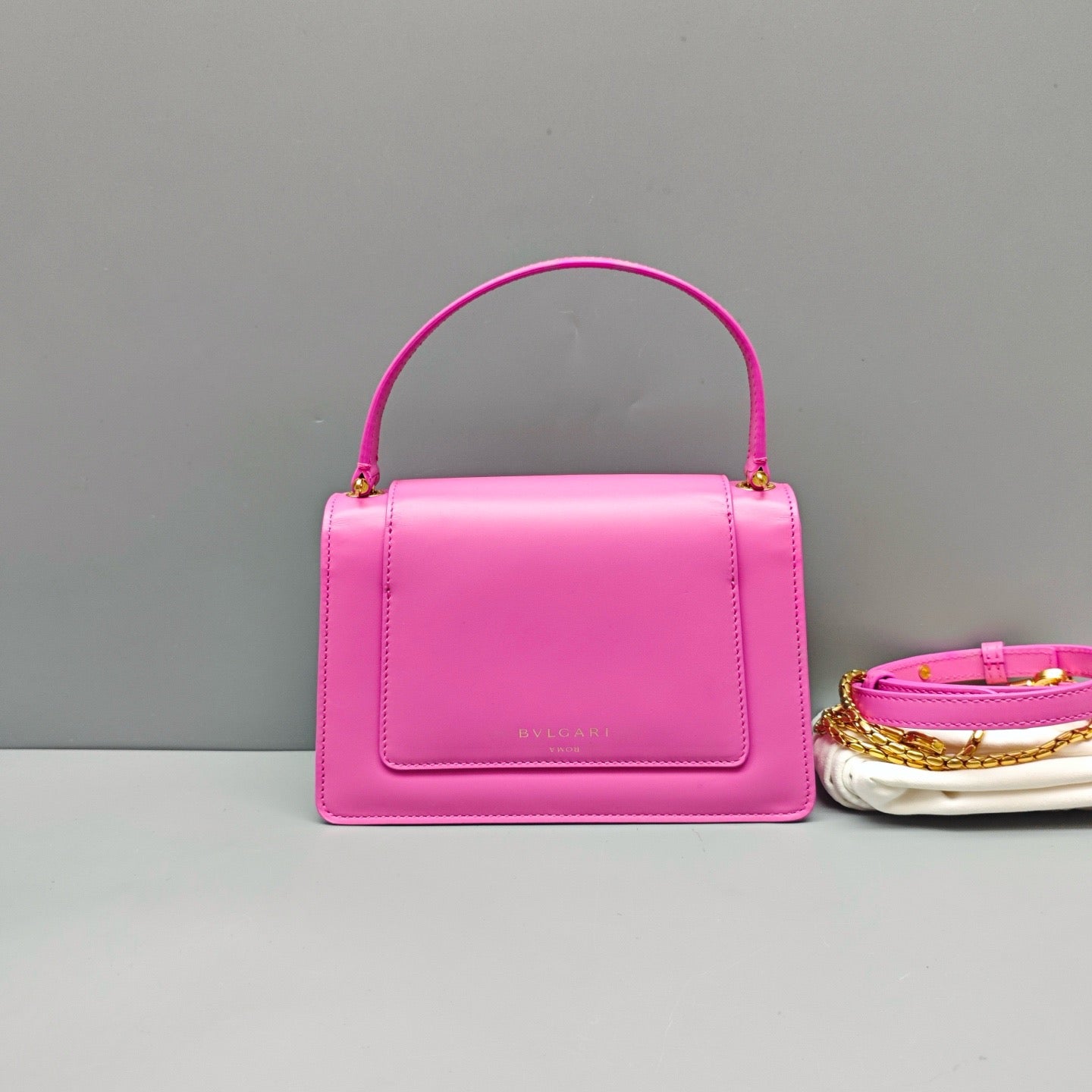 Bvlgari - Serpenti Forever Alexander Wang Limited Edition Top Handle Bag - Smooth leather - Pink - (mini)