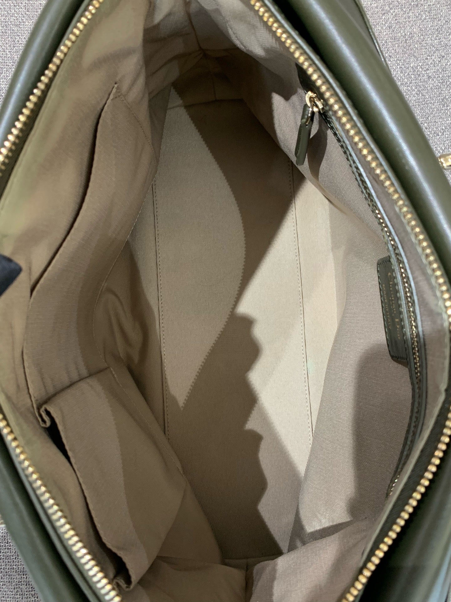 Dior - Cannage Handbag - Leather - Green - (medium)