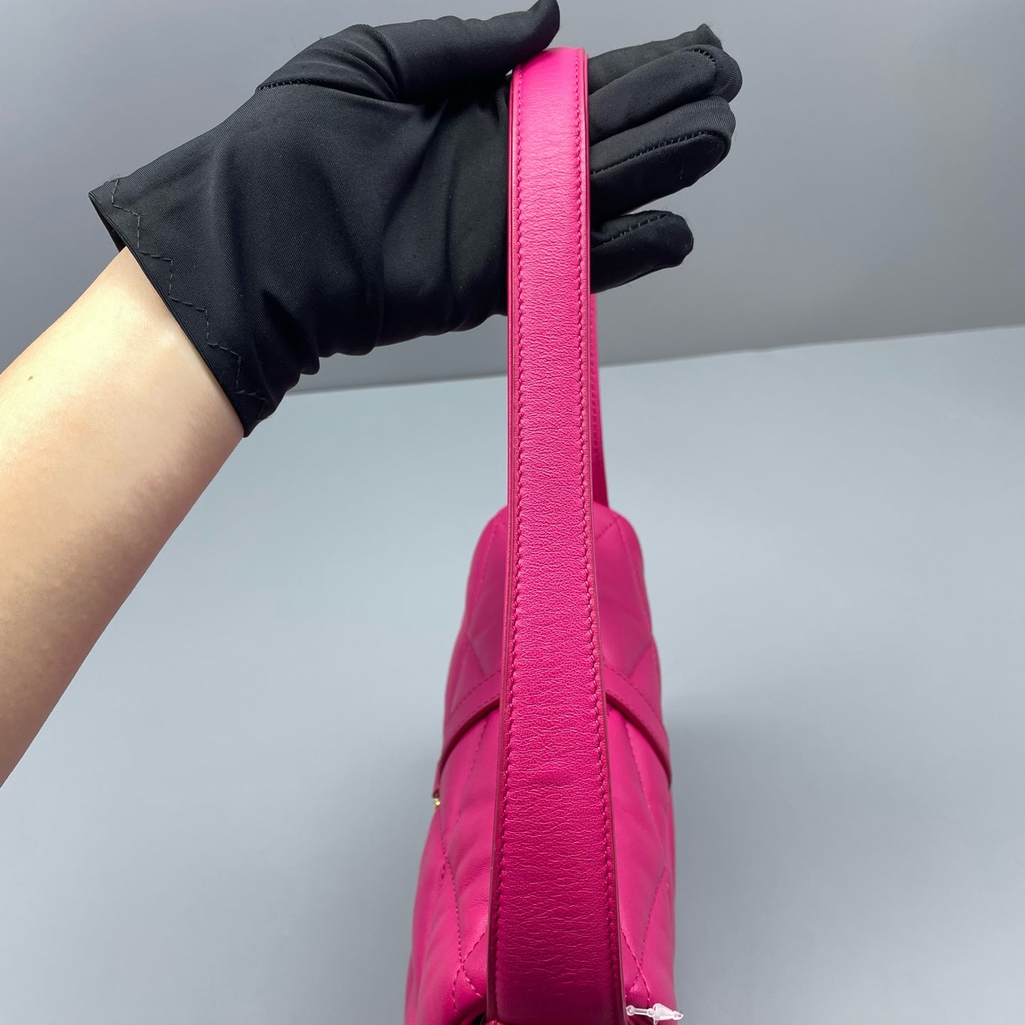 Saint Laurent - Le 57 Hobo Bag - Lambskin leather - Pink - (Medium)
