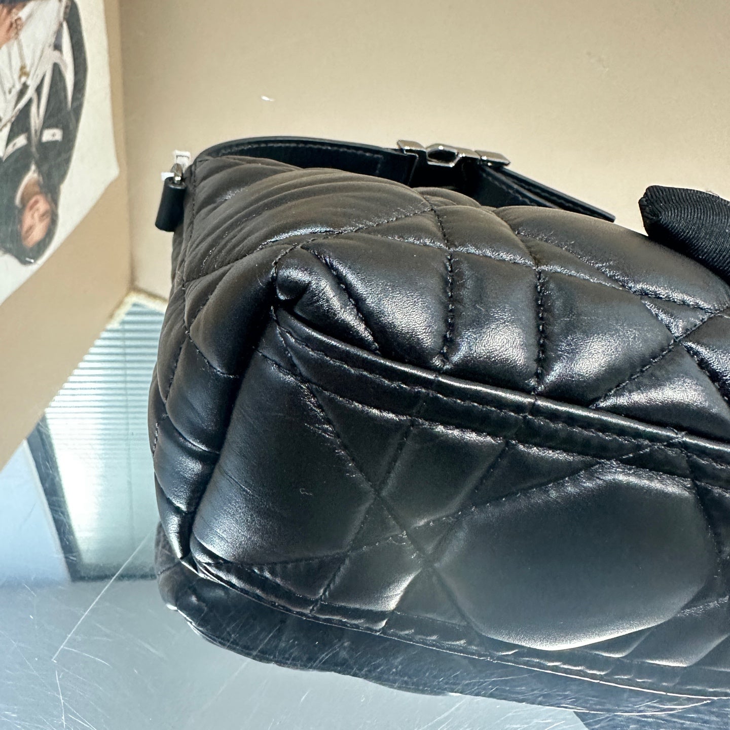 Dior - Travel Nomad Small Lunchbox Bag - Lambskin leather - Black - (mini)
