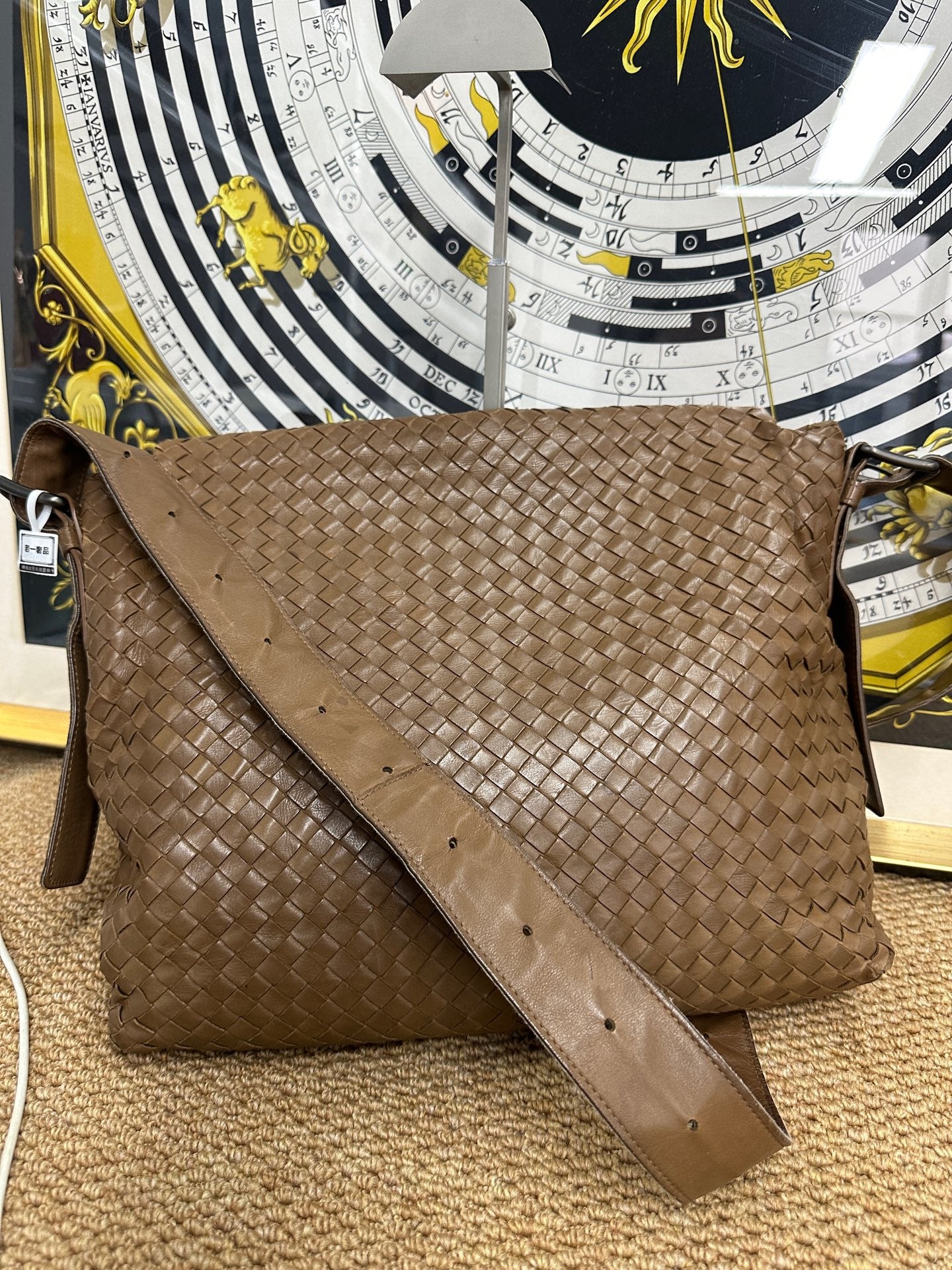 Bottega Veneta - Classic Intrecciato Flap Messenger Bag - Leather - Dark Brown - (medium)