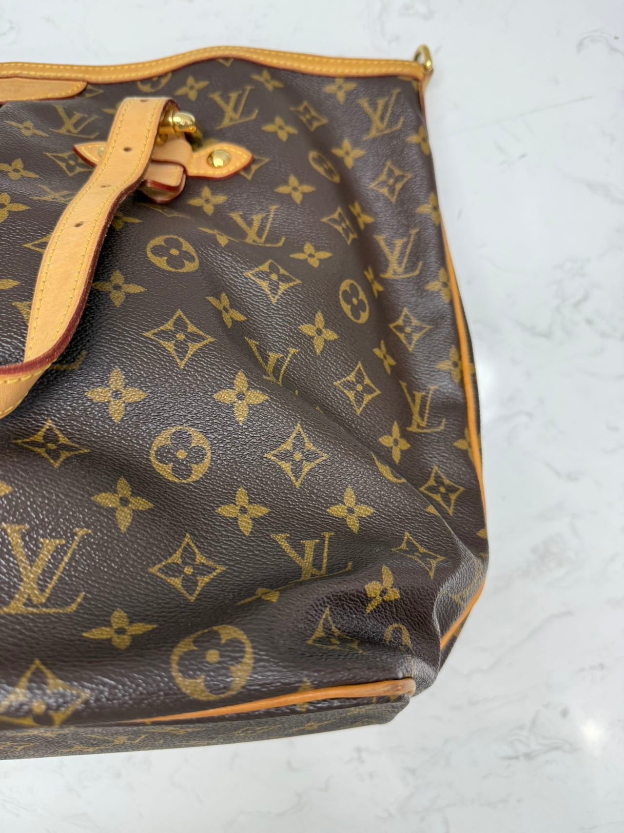 Louis Vuitton - Paramount Handbag - Monogram Canvas with Vachetta Leather trim - Brown - (Medium)