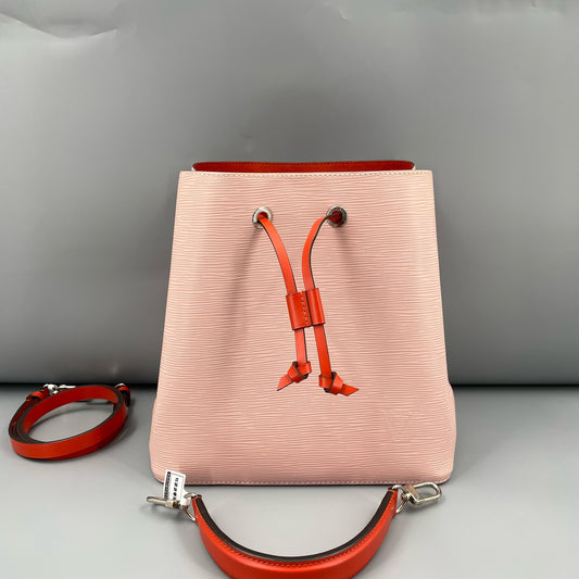 Louis Vuitton - Noé Bucket Bag - Epi leather - Pink with Orange accents - (small)