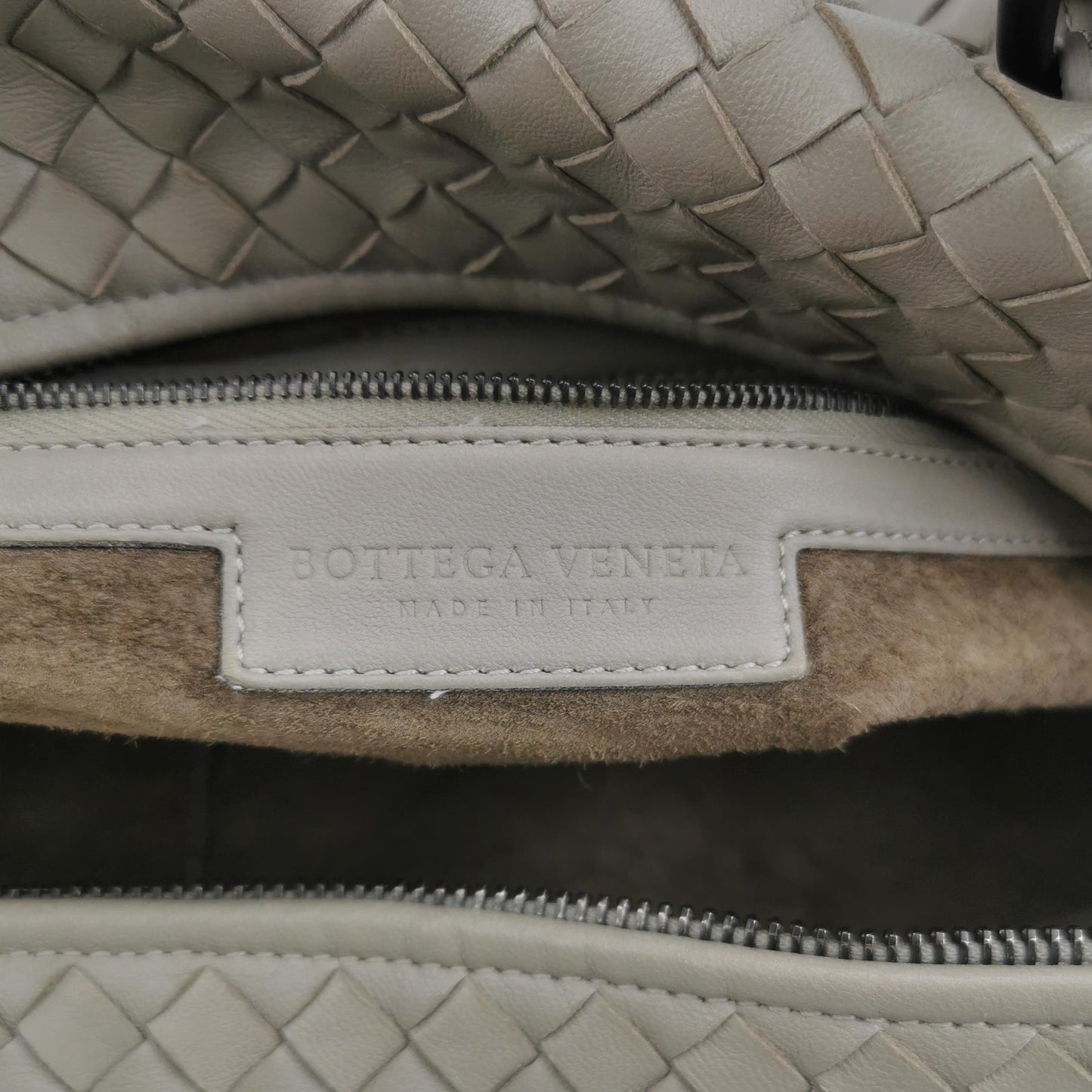 Bottega Veneta - Intrecciato Bowling Bag - Leather - Greige - (medium)