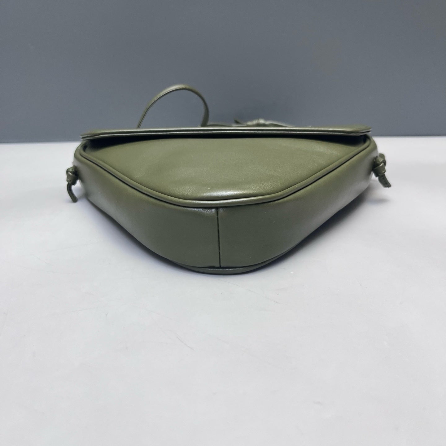 Celine - Triangle Bag - Cowhide leather - Green - (mini)
