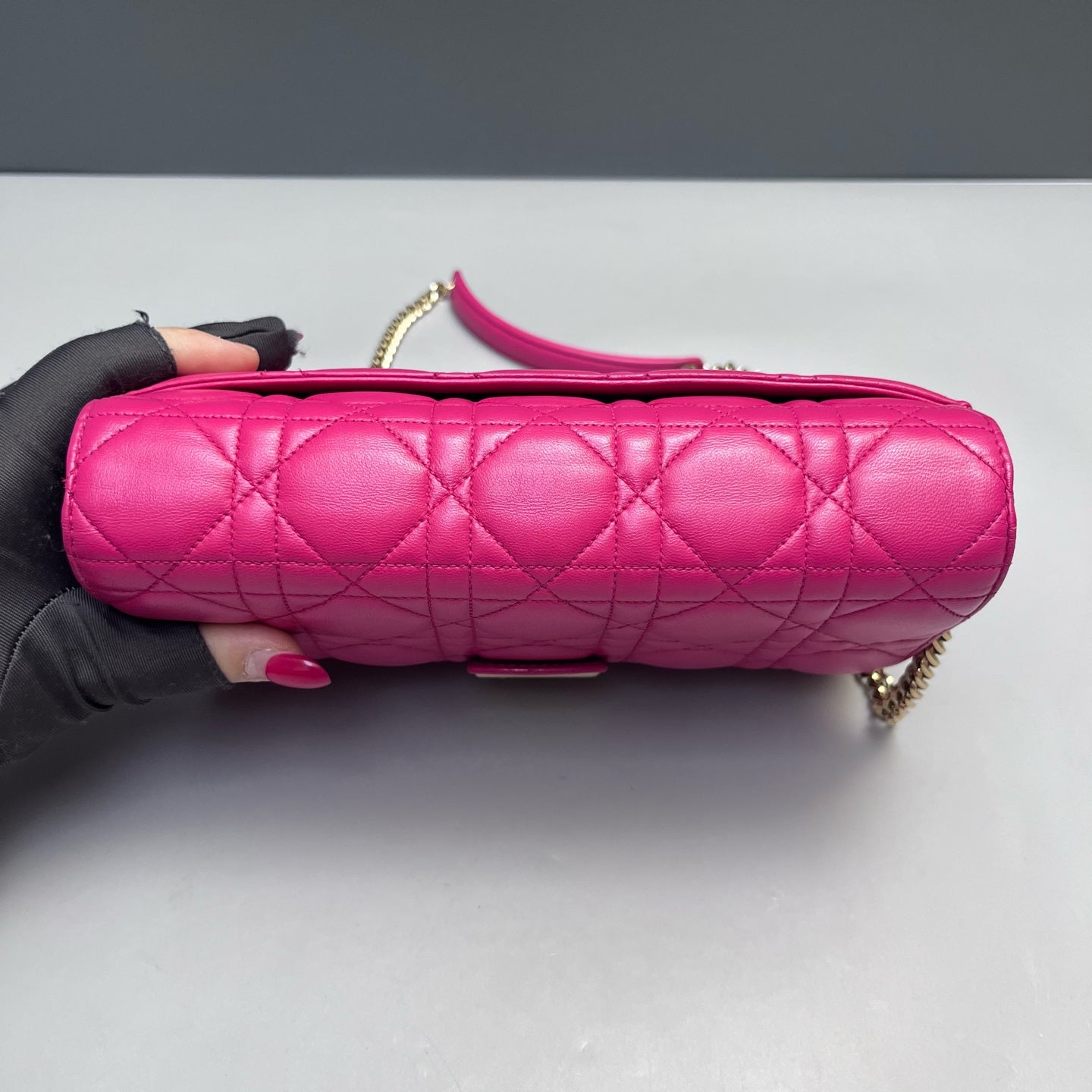 Dior - Diorama Chain Pouch - Lambskin leather - Pink - (mini)