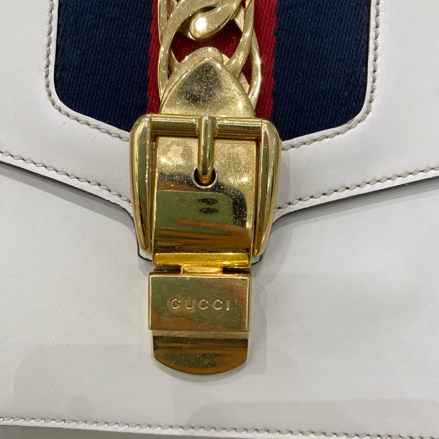 Gucci - Sylvie - Leather - White - (medium)