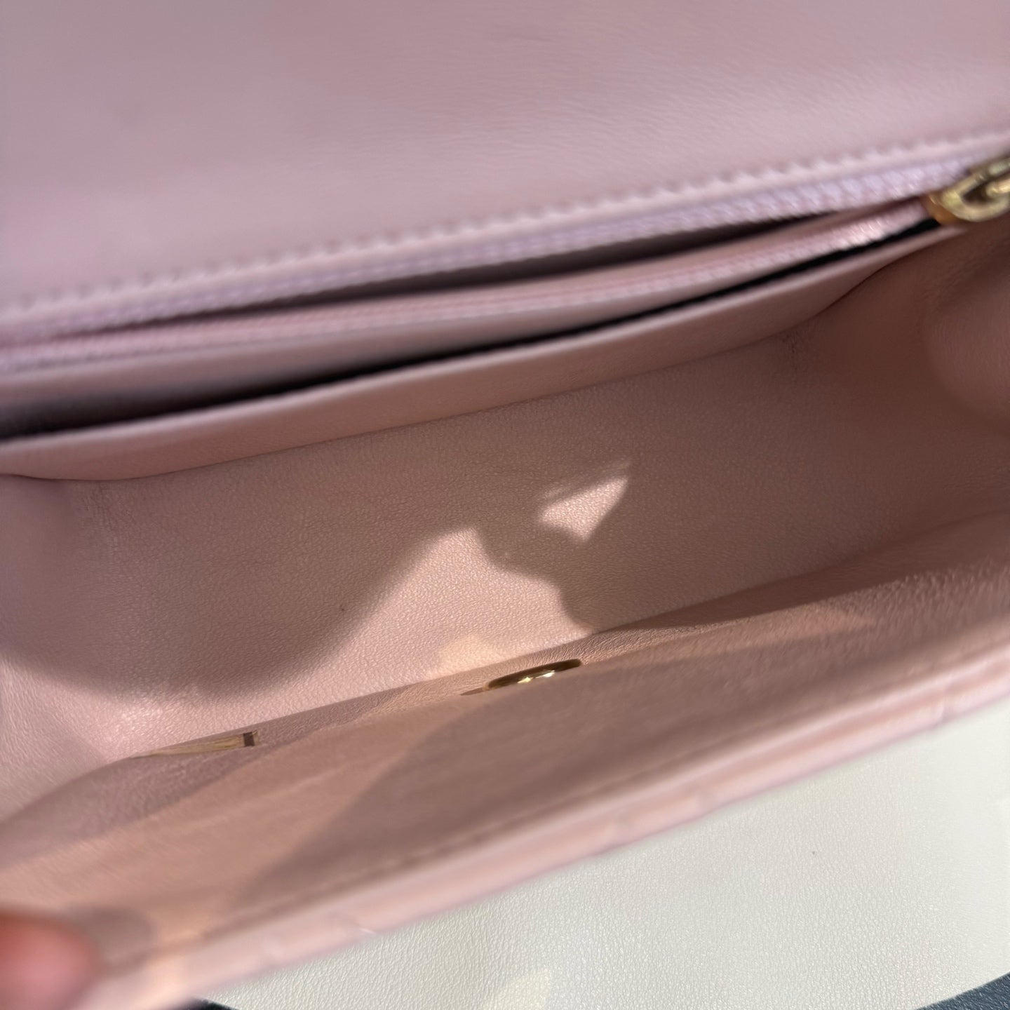 Chanel - Square Mini Flap Bag - Lambskin leather - Pink - (mini)