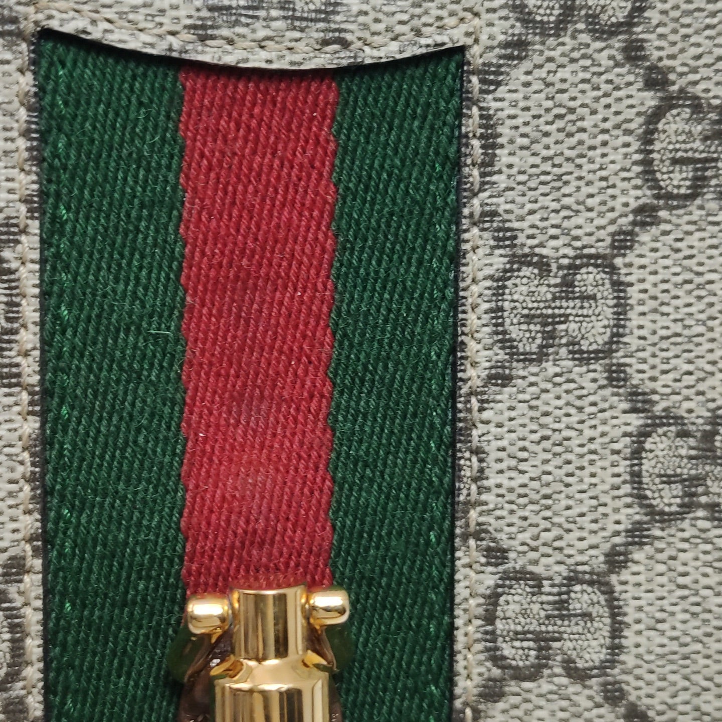 Gucci - Jackie 1961 Mini Bag - GG Supreme canvas with Leather trim - Beige and Brown - (mini)