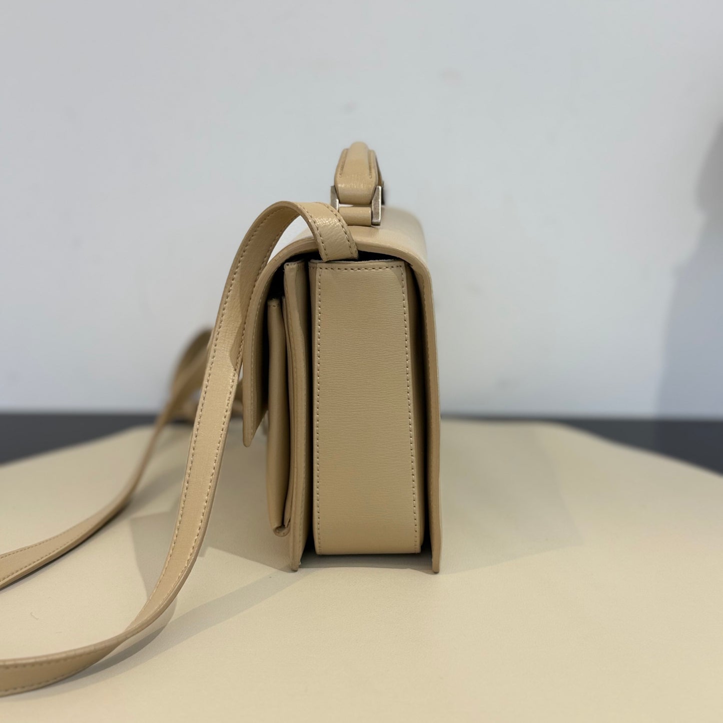 Saint Laurent - Bellechasse - Leather - Beige - (small)