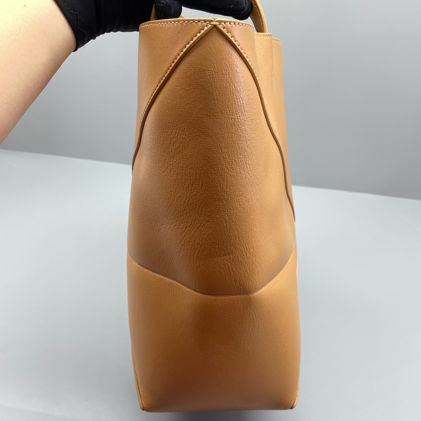 LOEWE - Geometric Tote Bag - Leather - Beige - (Medium)