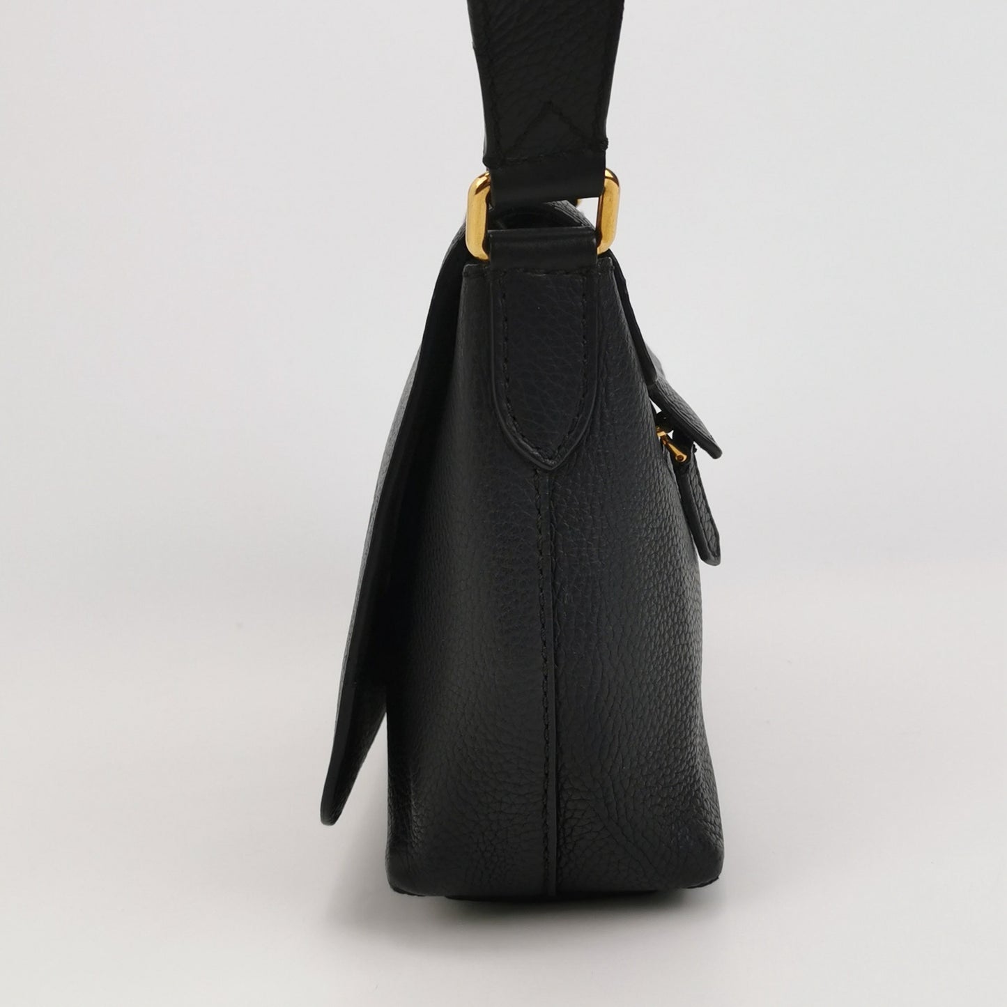 Burberry - Messenger Bag - Leather - Black - (medium)