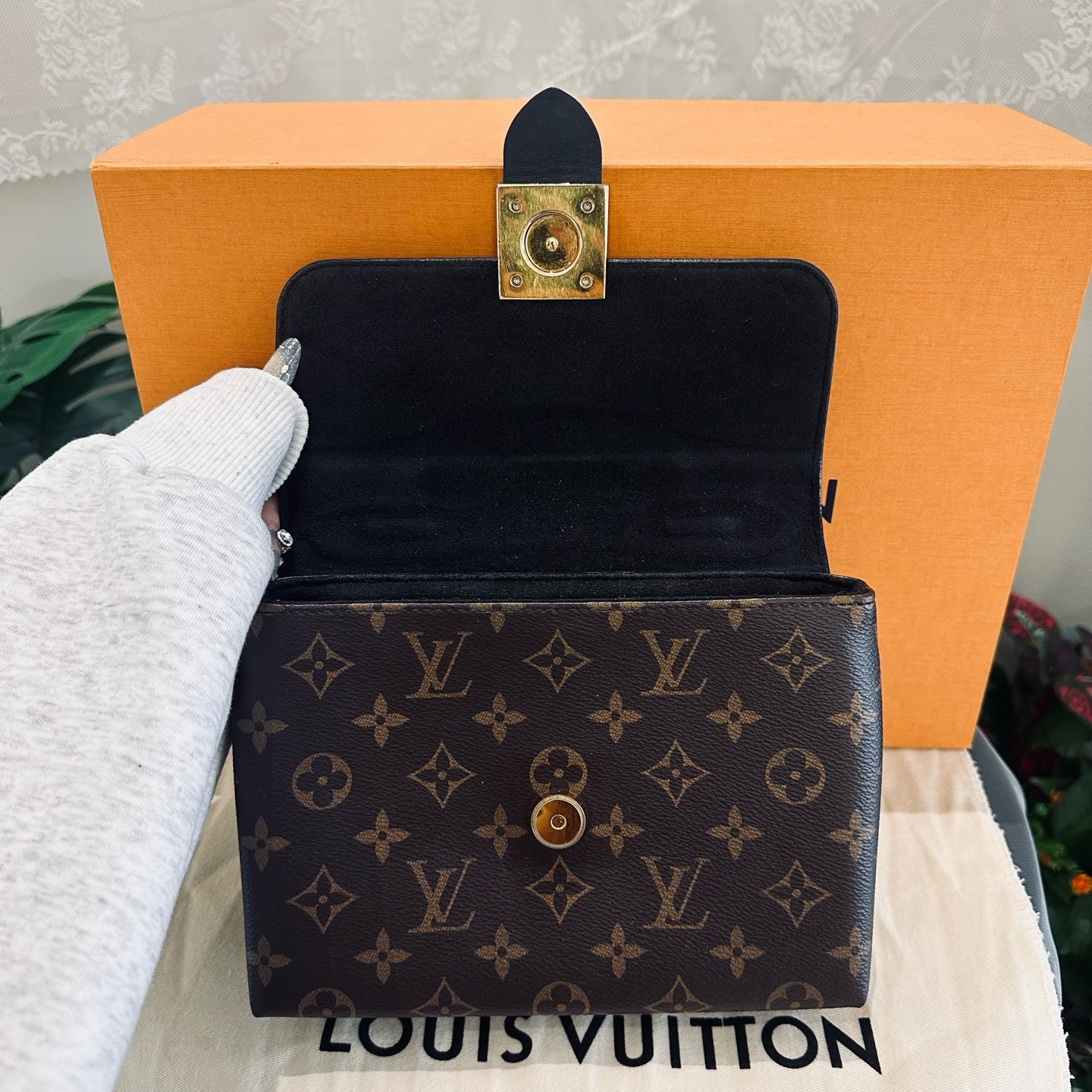 Louis Vuitton - Black Padlock BB - Monogram coated canvas and leather - Black and Brown - (mini)