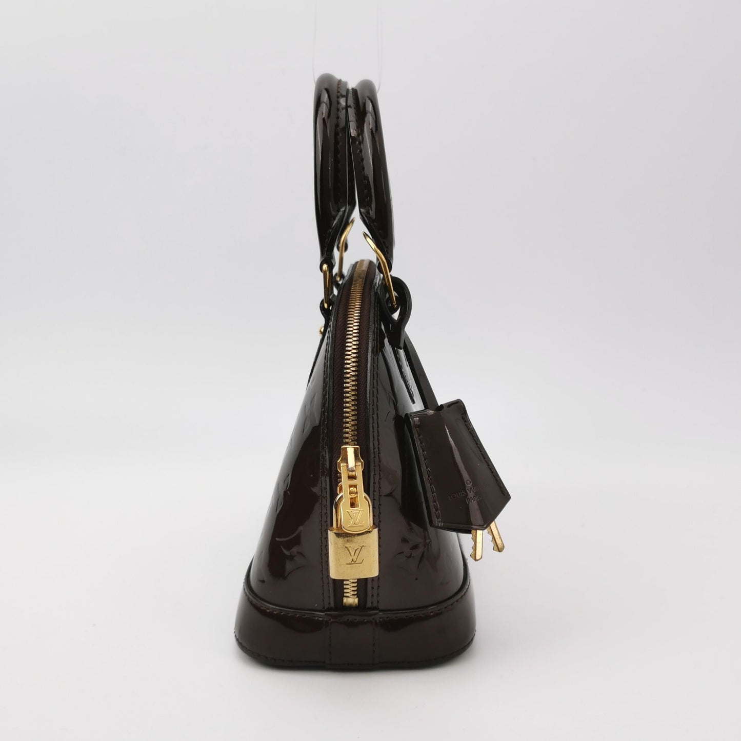 Louis Vuitton - Alma BB - Patent leather - Burgundy - (mini)