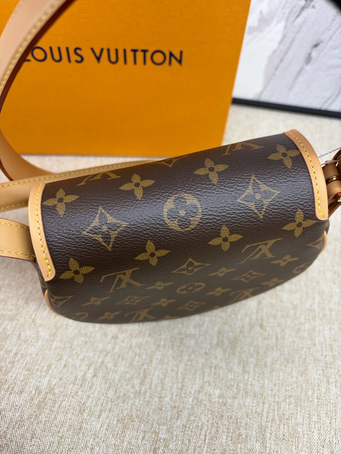 Louis Vuitton - Tambourin - Monogram coated canvas and Vachetta leather - Brown - (mini)