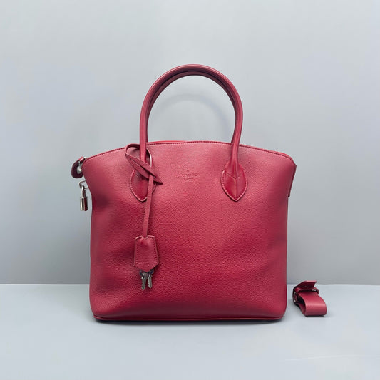 Louis Vuitton - Lockit Tote Bag - Grained leather - Red - (medium)