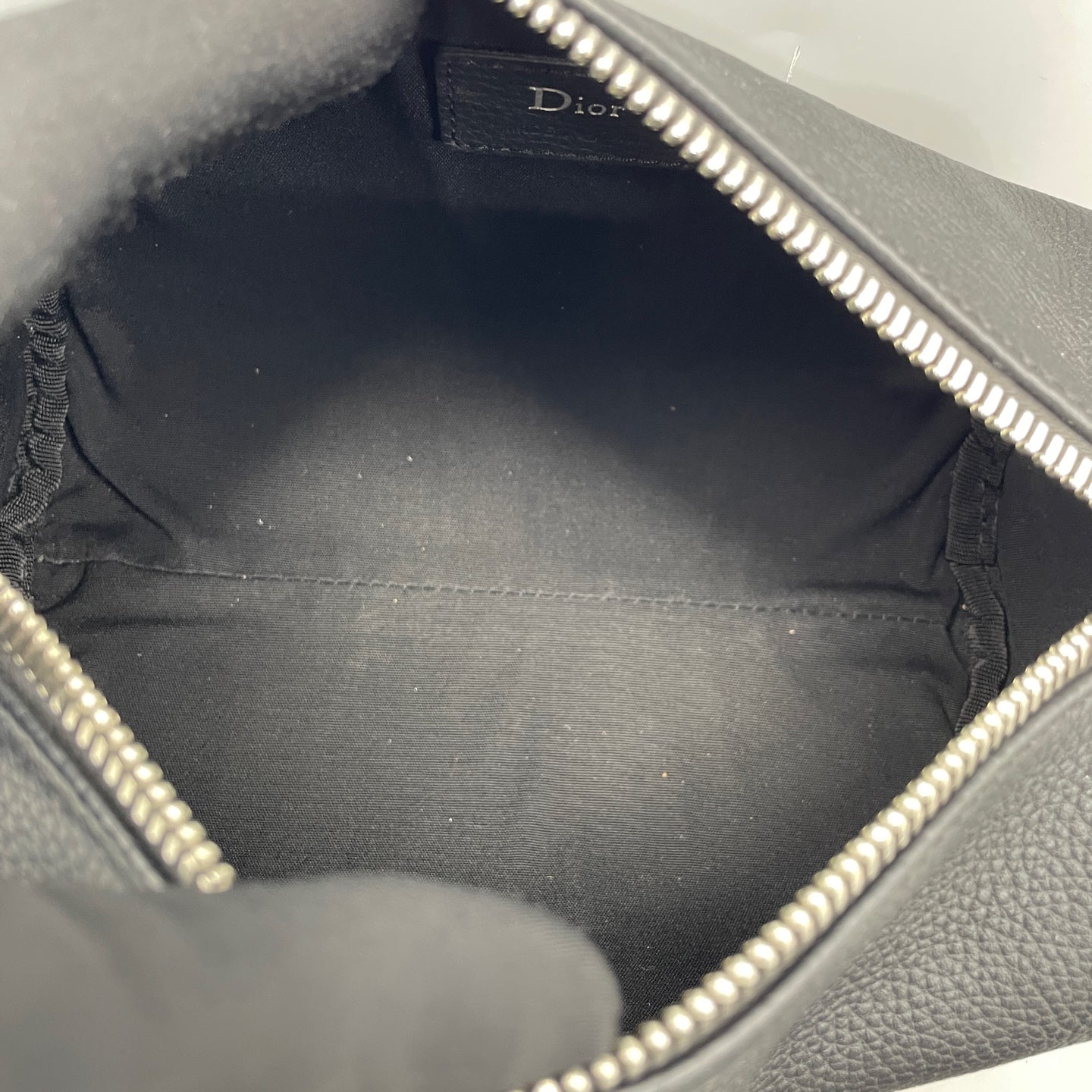 Dior - Roller Messenger Bag - Grained leather - Black - (small)