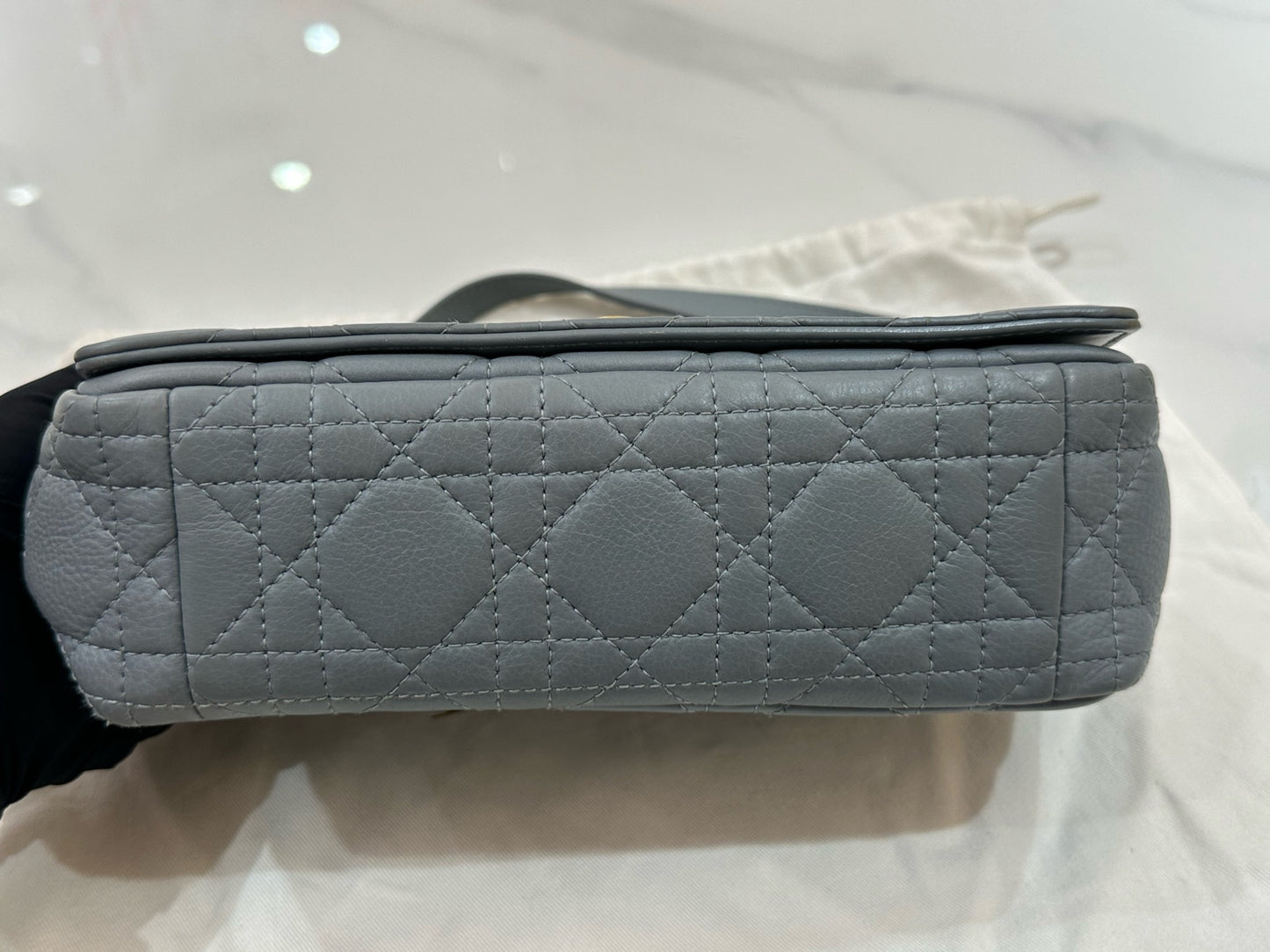 Dior - Miss Caro - Grained calfskin leather - Haze Blue - (Mini)