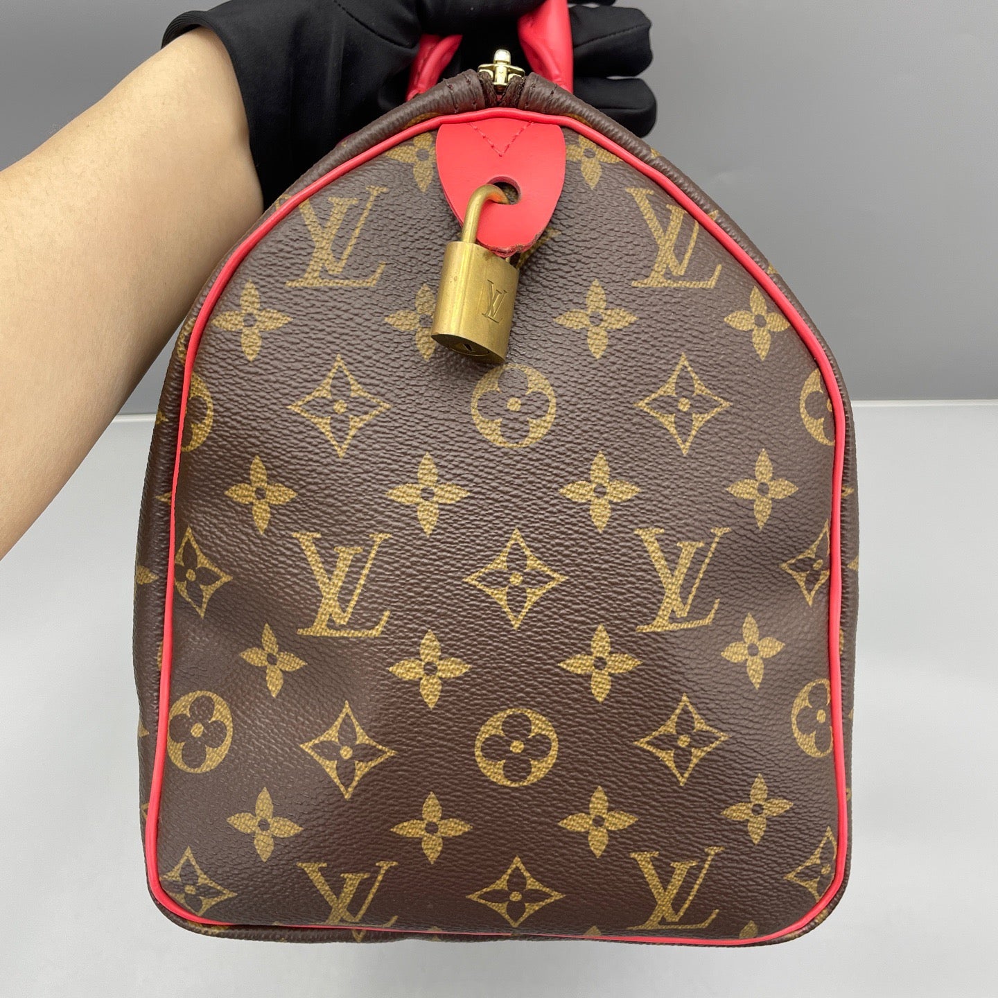 Louis Vuitton - Speedy 30 "Little Monster" - Monogram coated canvas with coated leather trim - Multicolour - (medium)