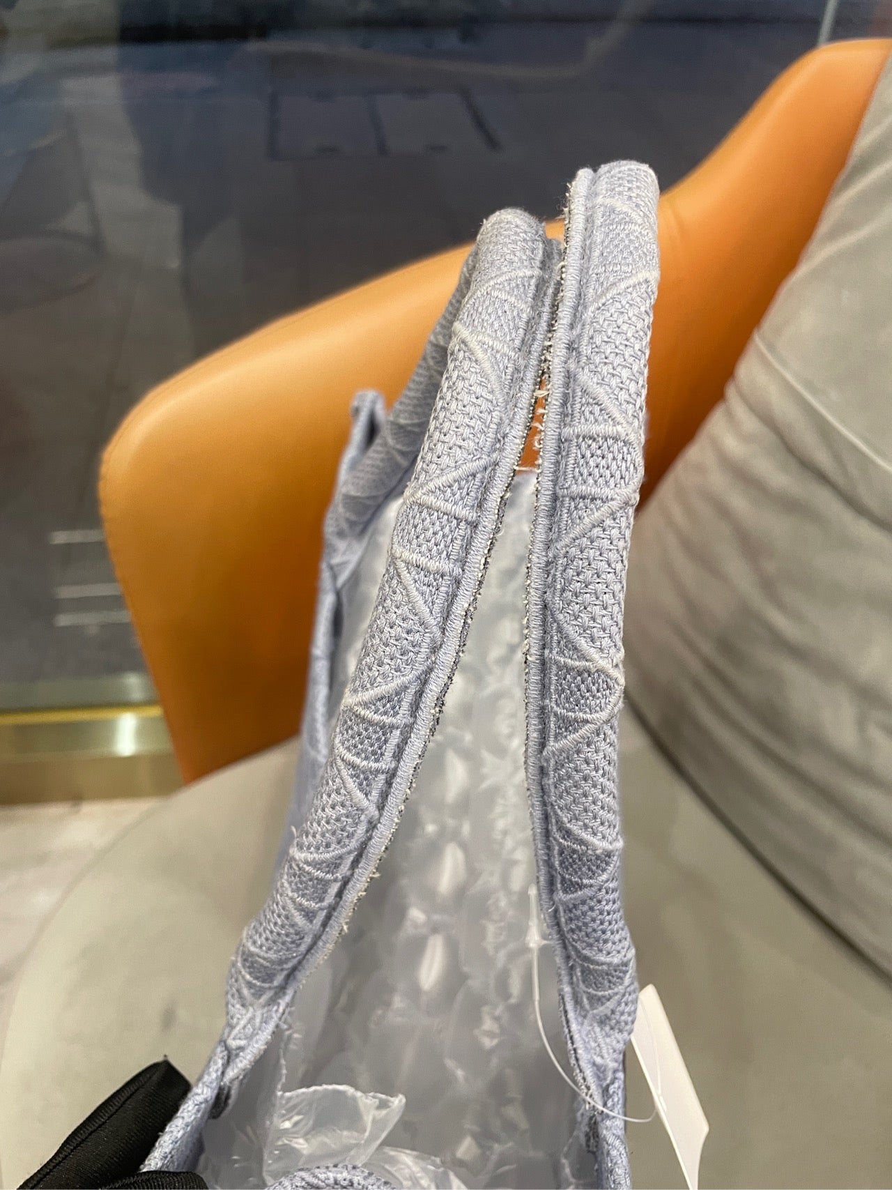 Dior - Book Tote - Embroidered technical fabric - Haze Blue - (Medium)