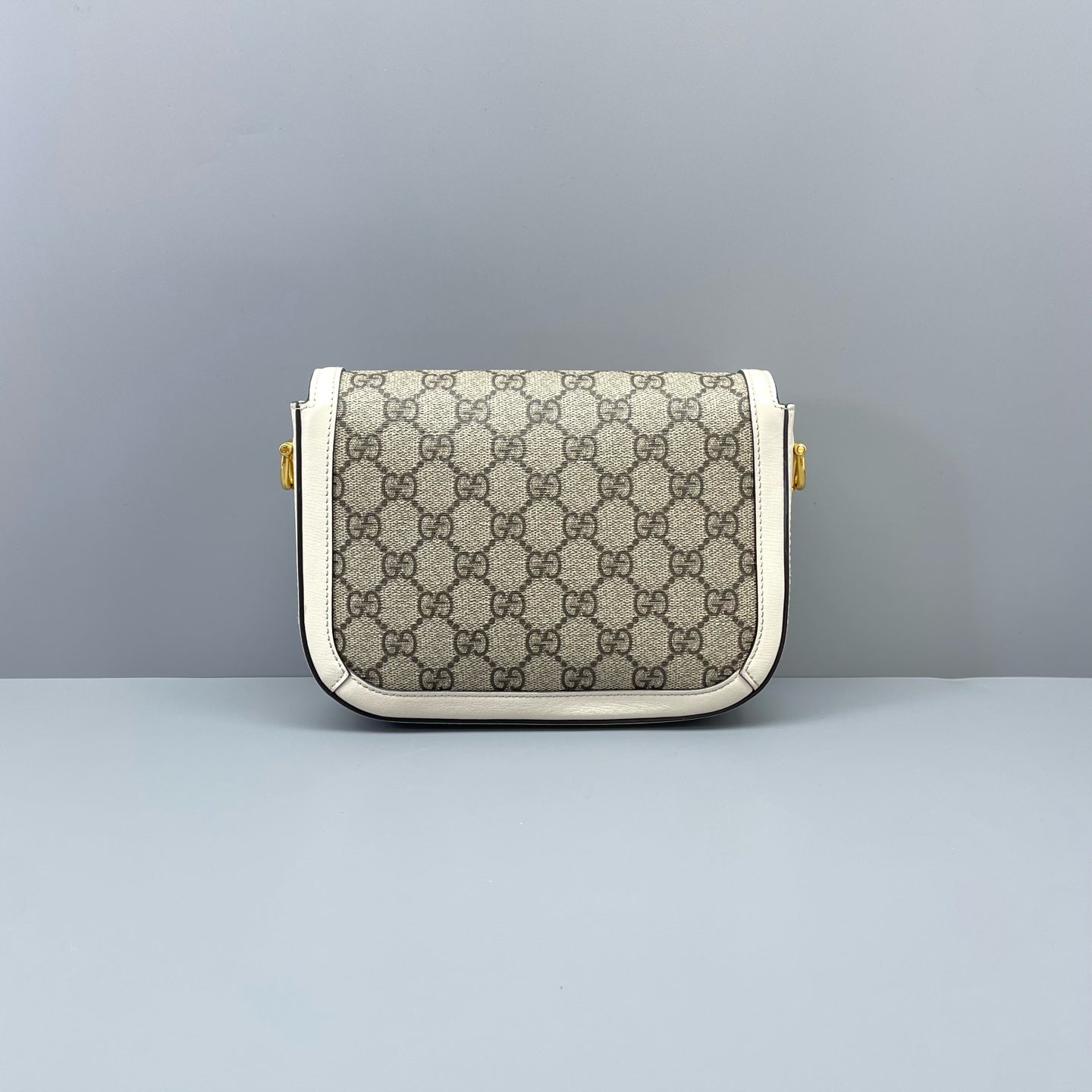Gucci - Horsebit 1955 Mini - Coated canvas with leather trim - White - (mini)