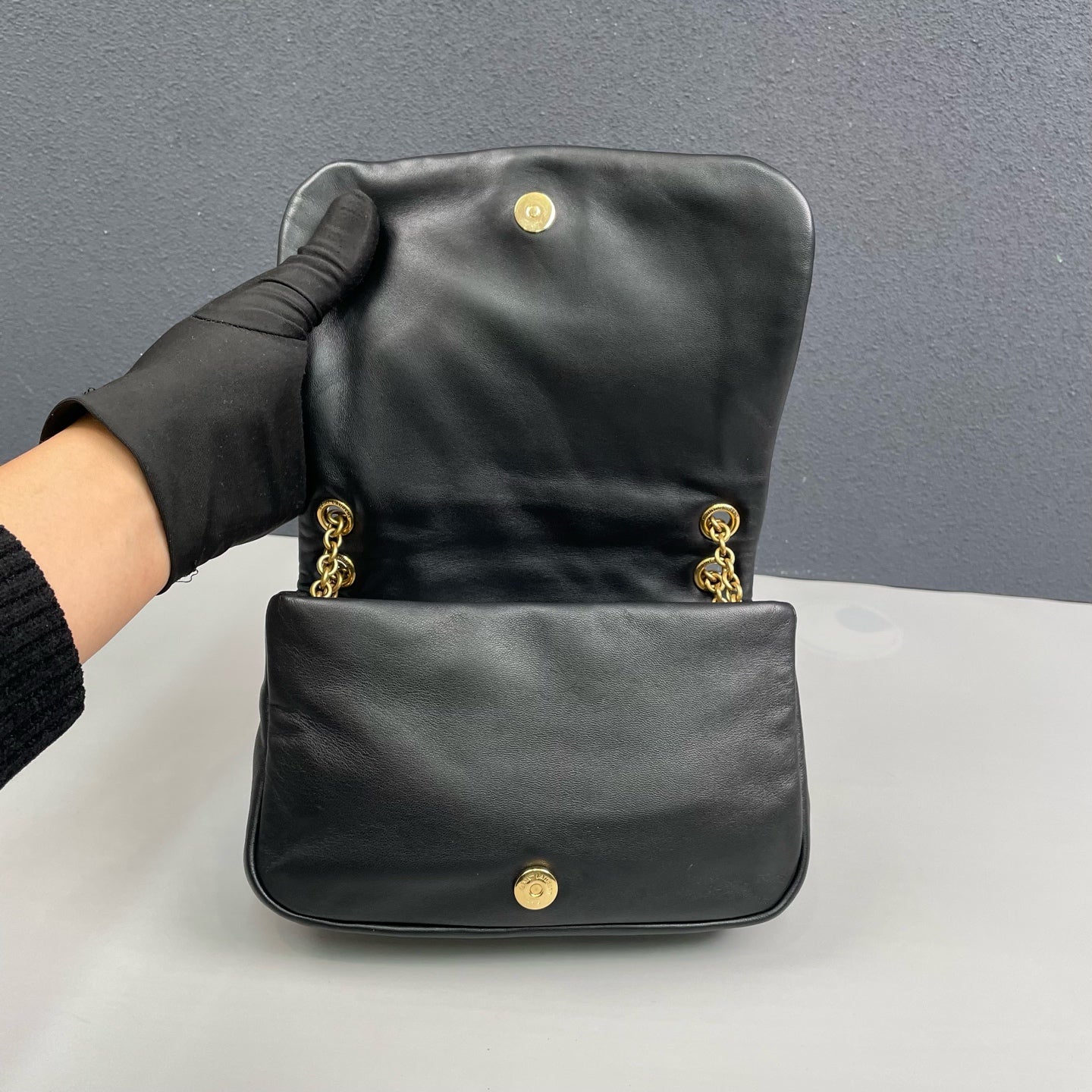 Saint Laurent - Jamie Chain Bag - Leather - Black - (Mini)