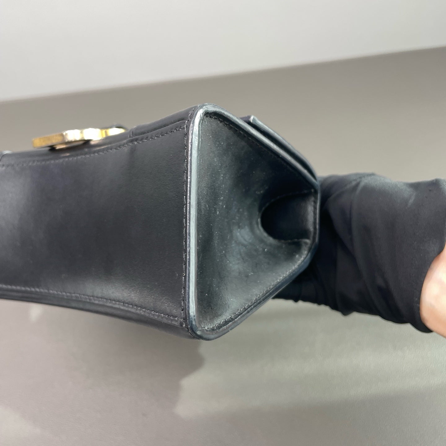 Balenciaga - Hourglass XS - Cowhide leather - Black - (mini)