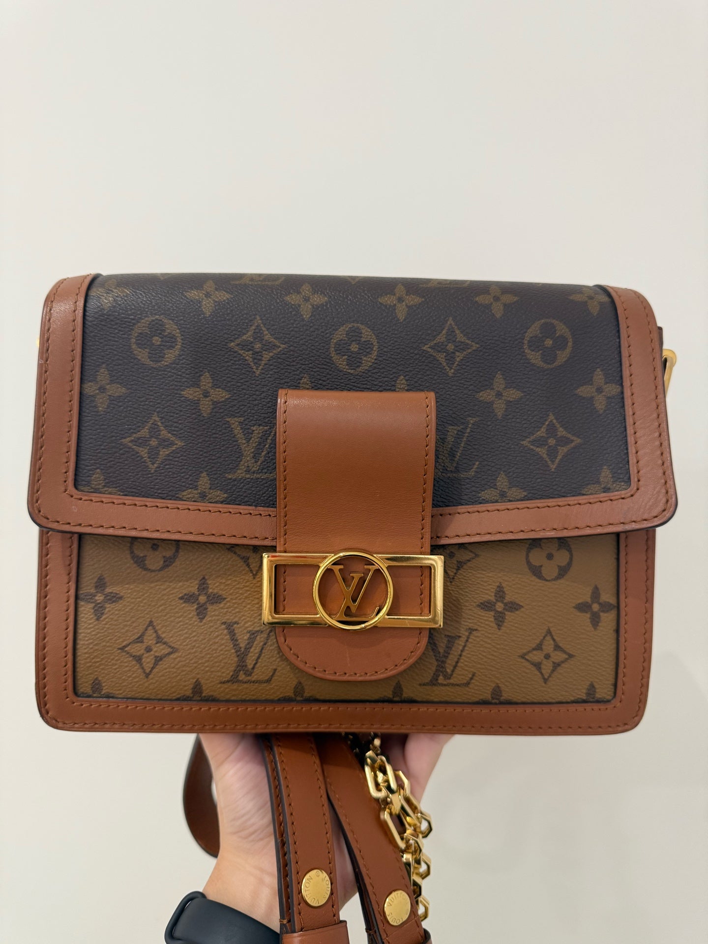 Louis Vuitton - Dauphine (M44391) - Monogram coated canvas and calf leather - Brown - (medium)