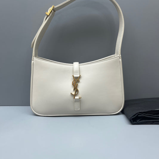 Saint Laurent - Le 5 à 7 Hobo Bag - Leather - White - (mini)