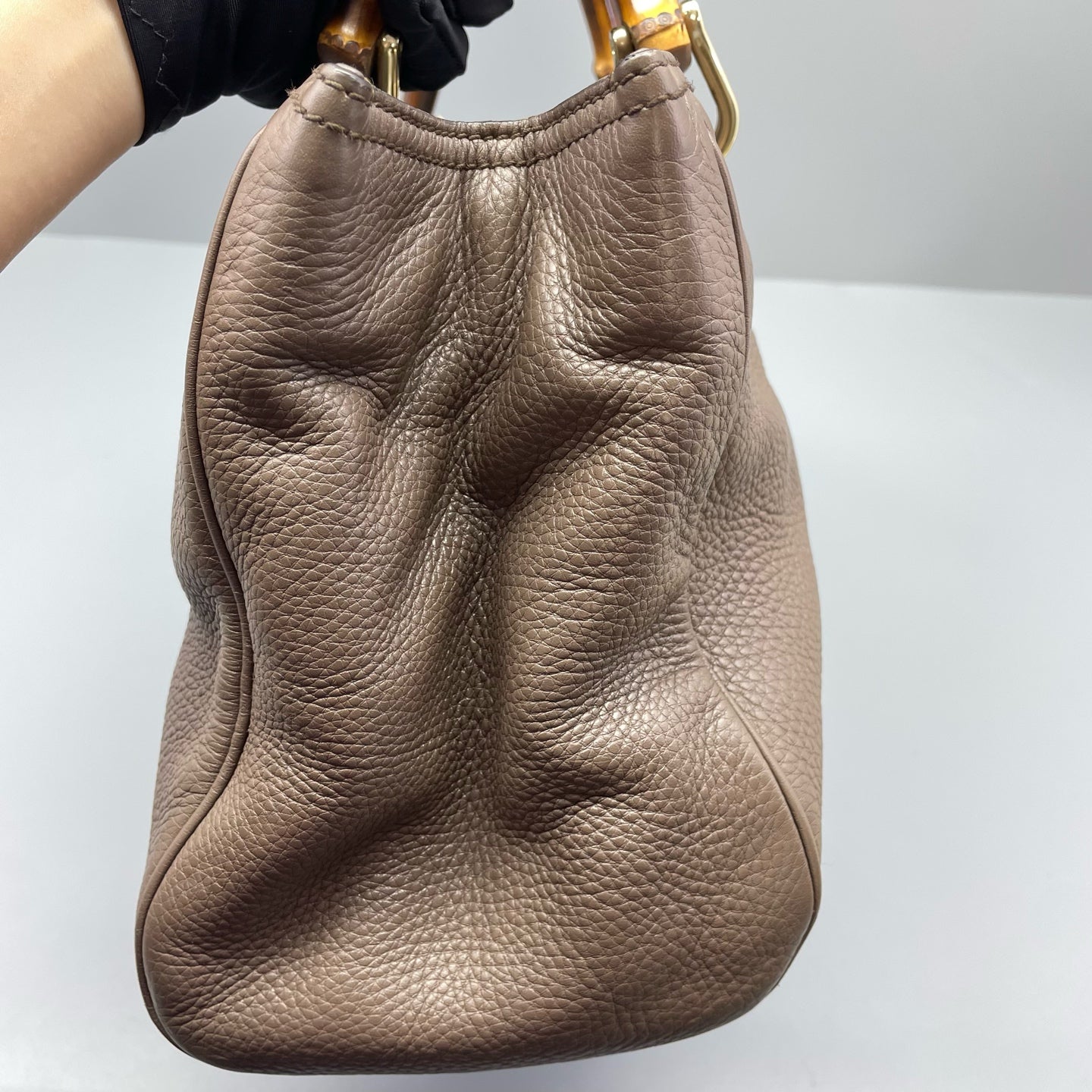Gucci - Bamboo Tote Bag 322112 - Leather - Grey - (Medium)