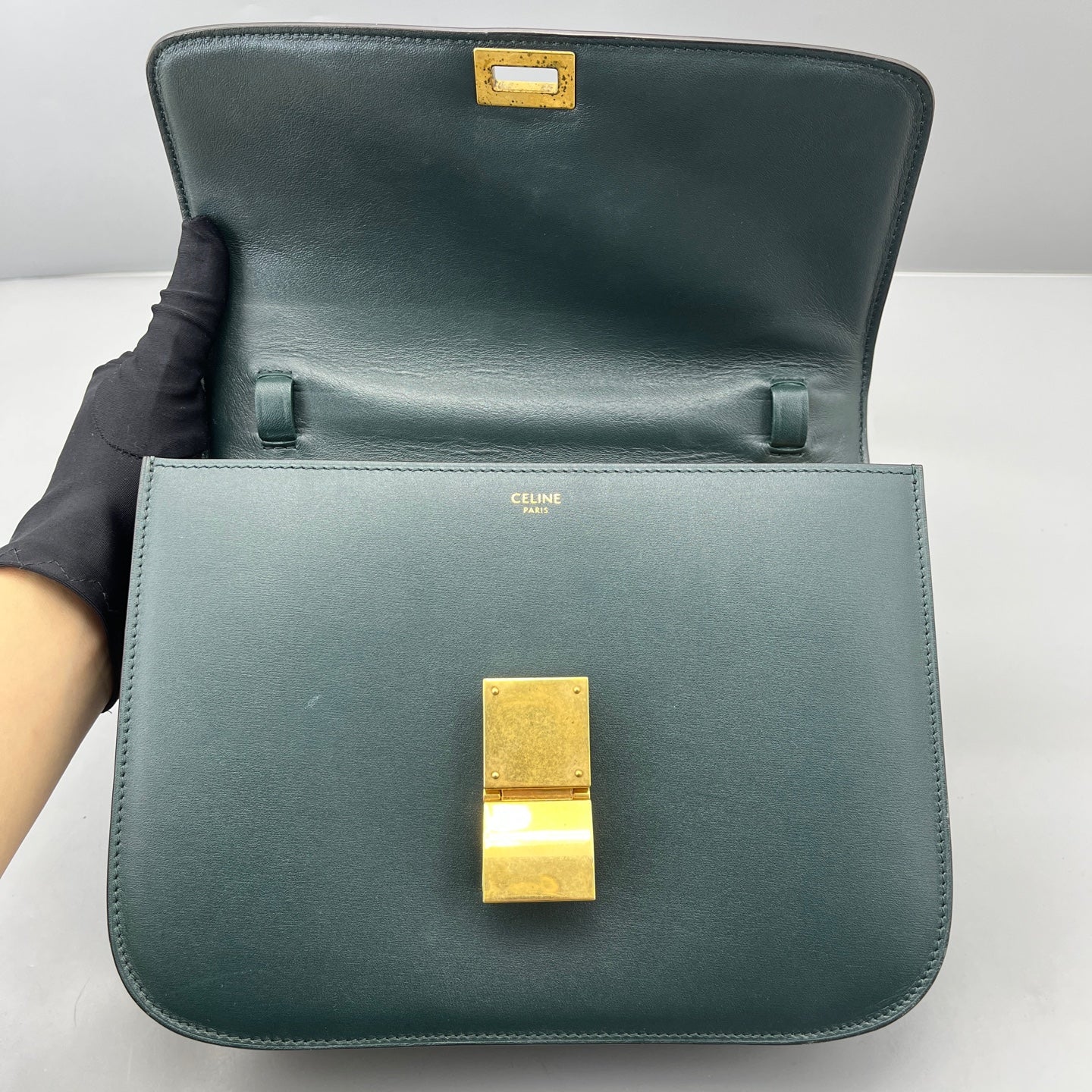 Celine - Box Bag - Leather - Green - (Medium)