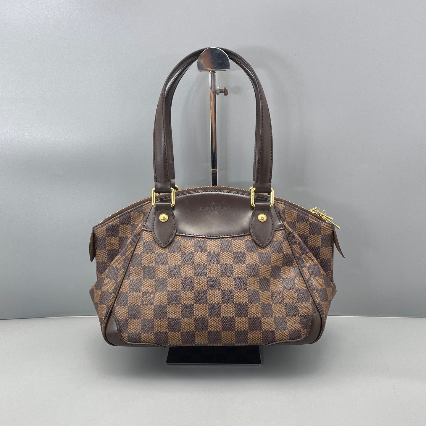 Louis Vuitton - Saleya PM - Damier Ebene coated canvas with leather trim - Brown - (medium)