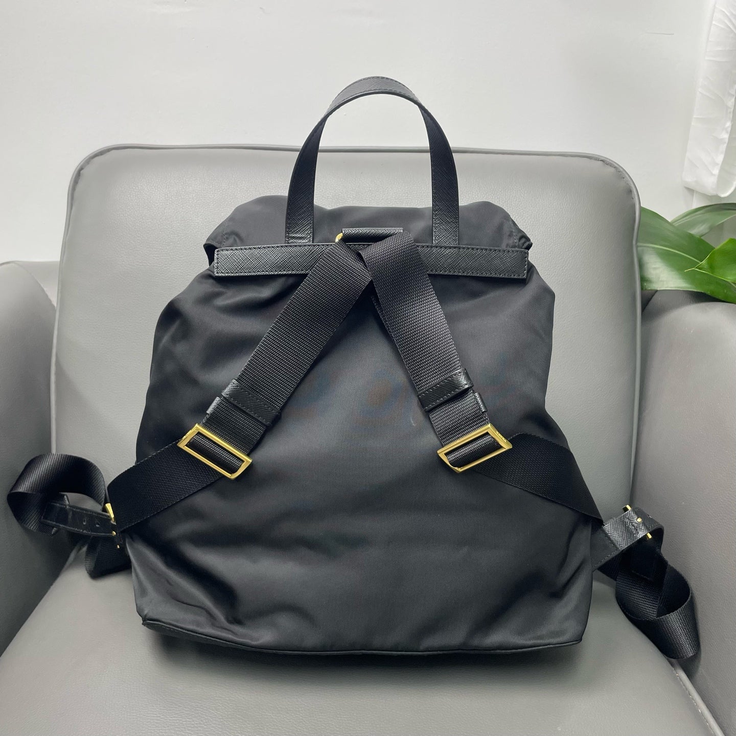 Prada - Nylon Robot Backpack - Nylon with Saffiano Leather accents - Black with Multicolour Accents - (Medium)