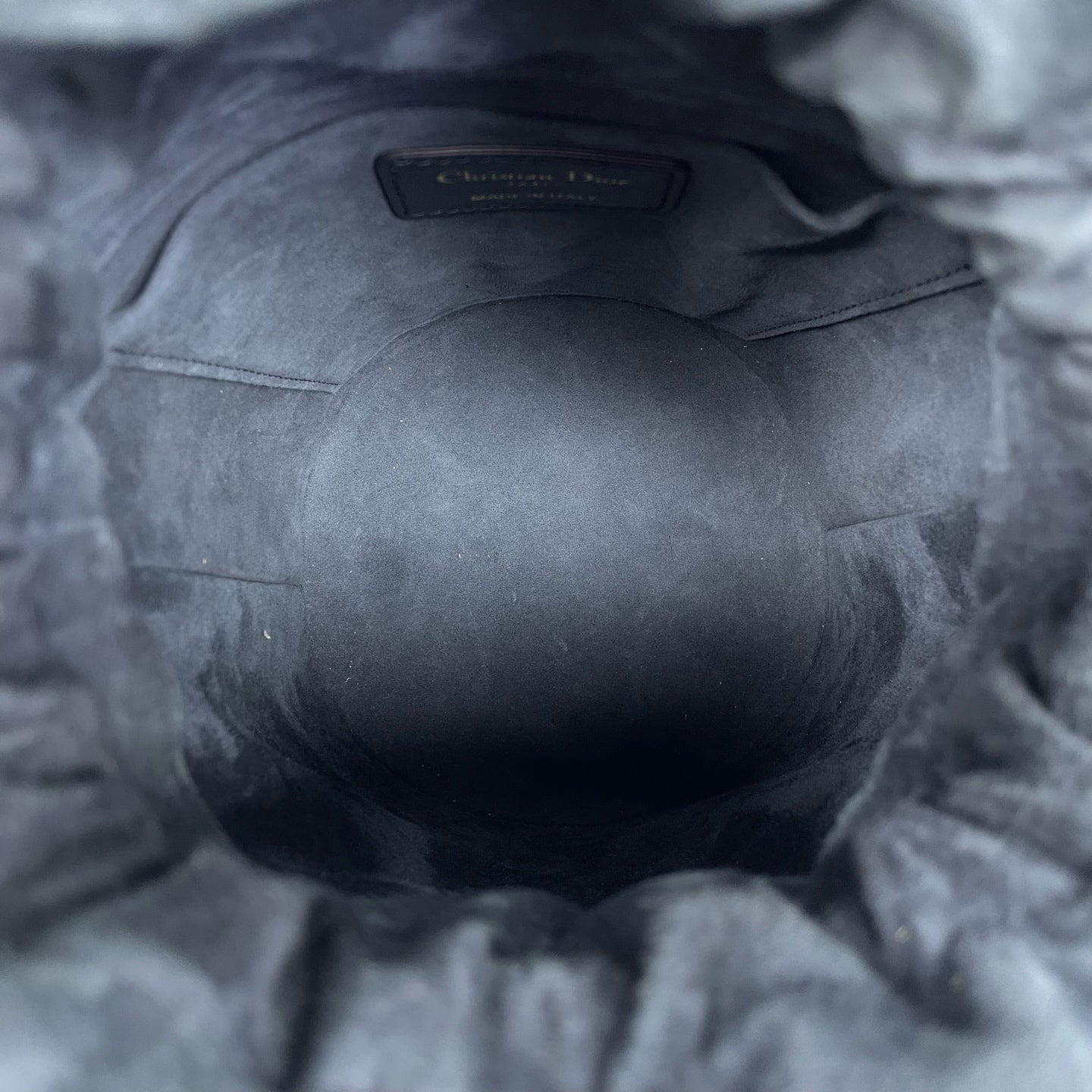 Dior - Vibe Small Bucket Bag - Leather - Blue - (small)