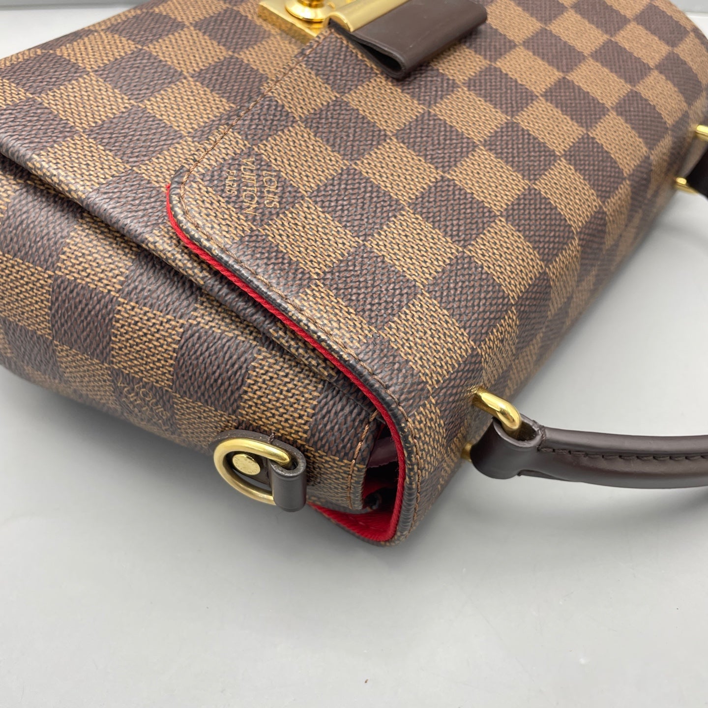 Louis Vuitton - Pochette Metis - Damier Ebene coated canvas with leather trim - Brown - (small)