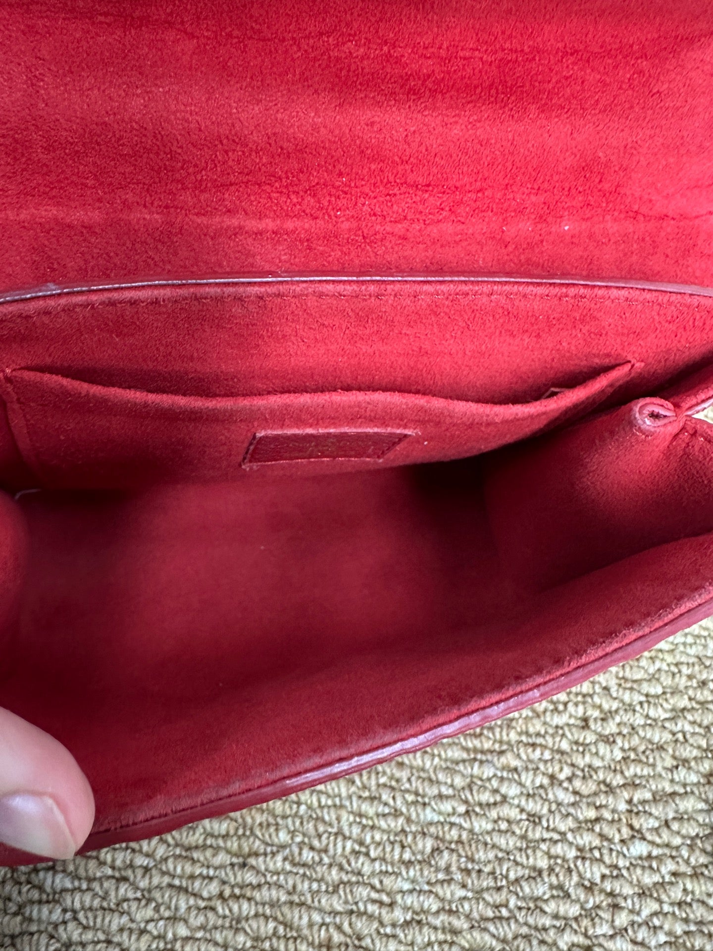 Louis Vuitton - Saint Sulpice - Embossed Monogram Leather - Red - (small)