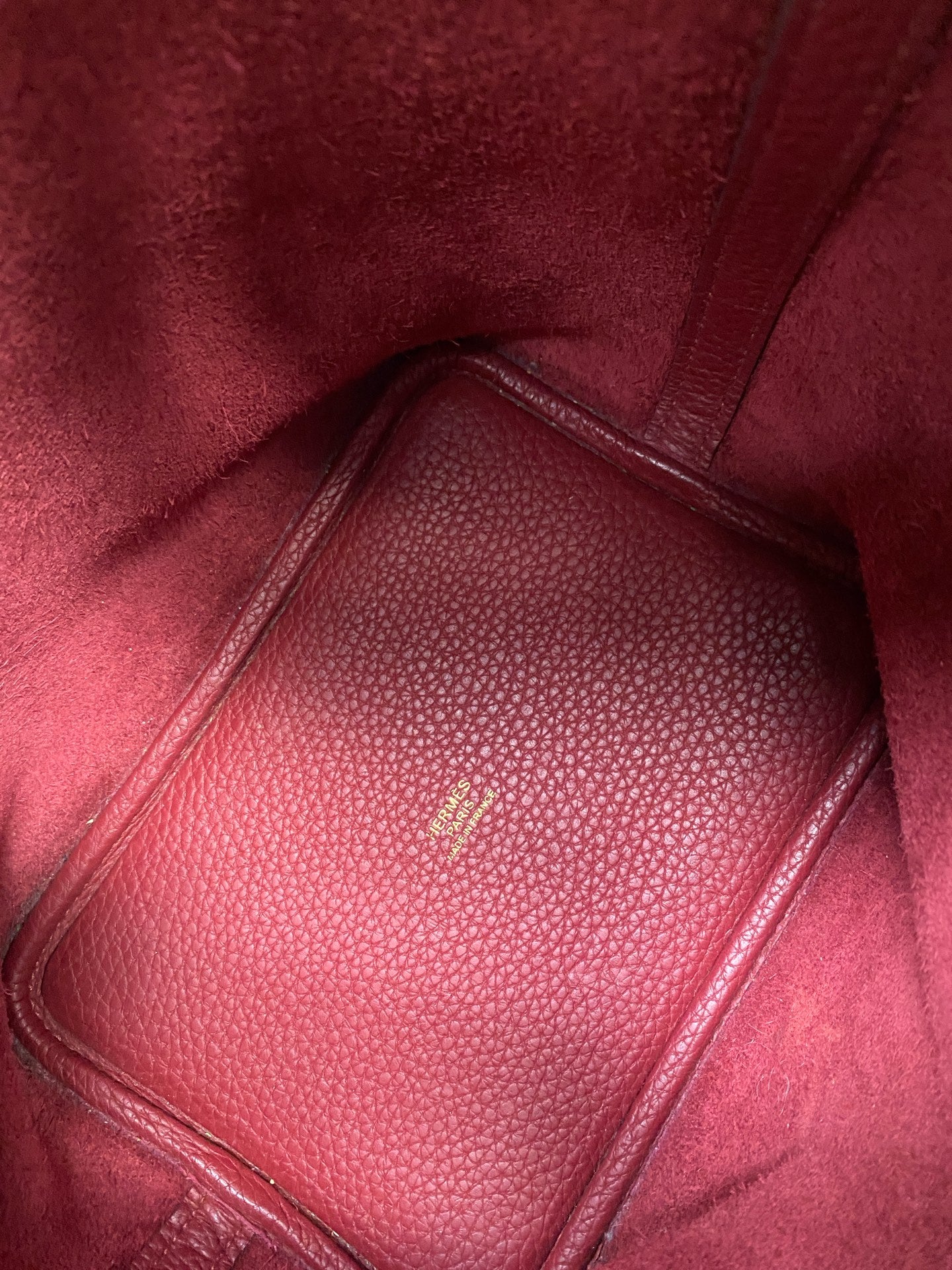 Hermès - Picotin Lock 18 - Taurillon Clemence leather - Red - (mini)