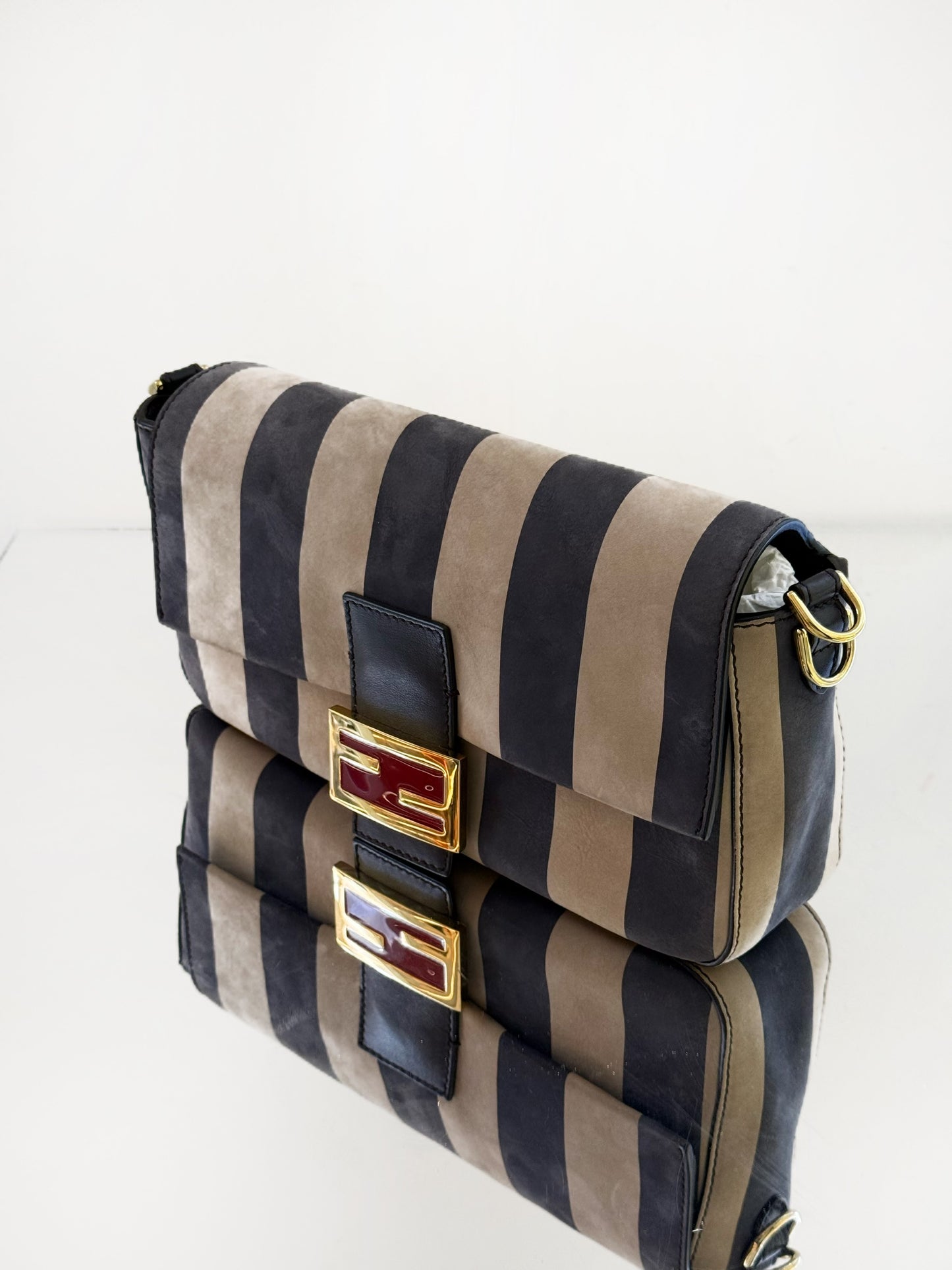 Fendi - Baguette - Suede leather - Multicolour - (Medium)