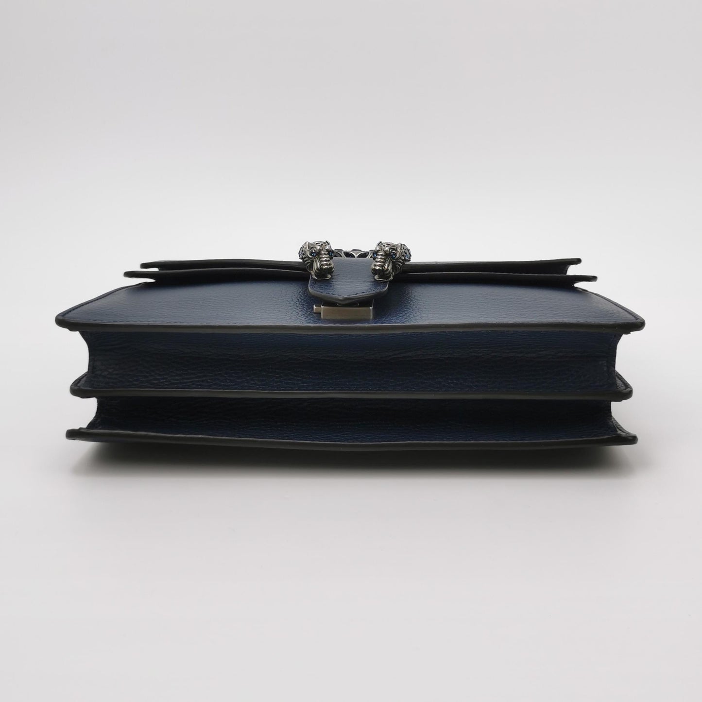 Gucci - Dionysus Shoulder Bag - Grained leather - Navy - (small)