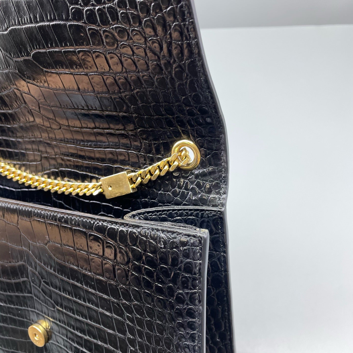 Saint Laurent - Kate Medium Tassel Bag - Leather - Black - (Medium)