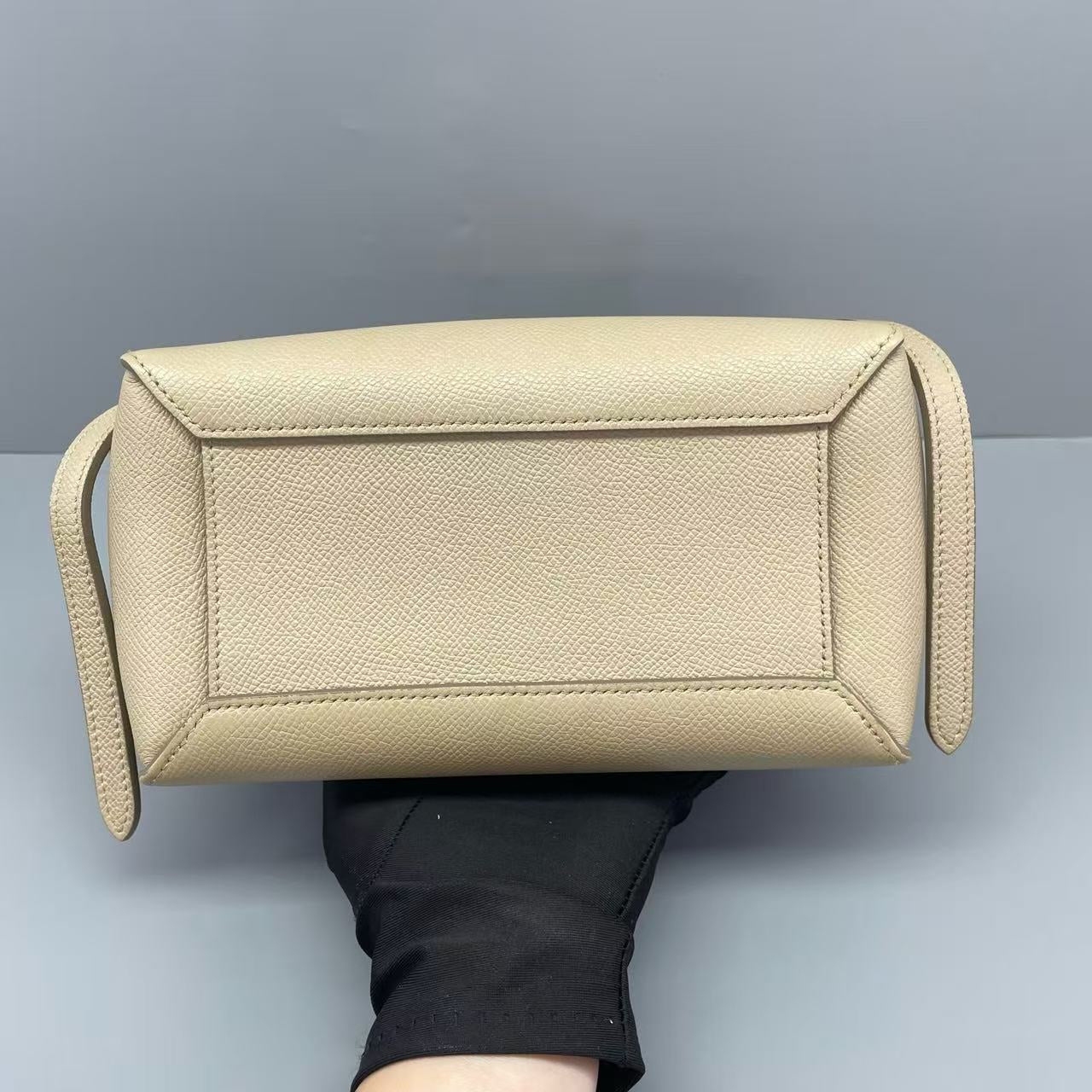 Celine - Belt Bag Nano - Grained calfskin leather - Beige - (mini)
