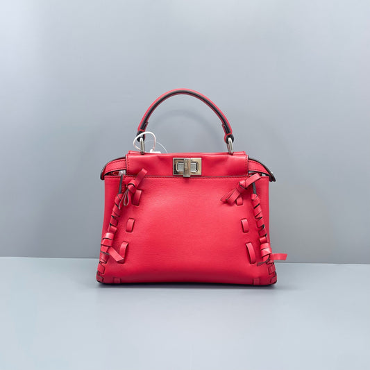 Fendi - Peekaboo Small - Leather - Red - (Small)