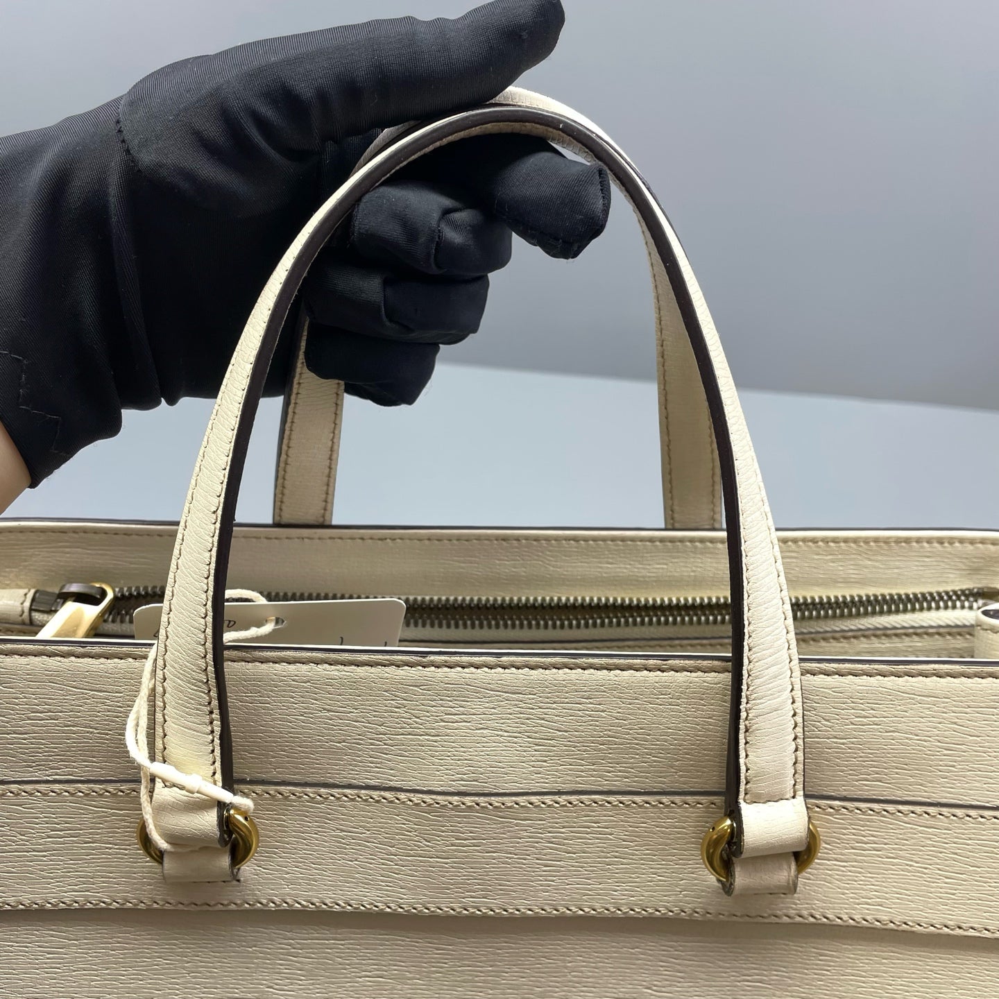 Gucci - 1955 Horsebit Handbag - Leather - White - (Medium)