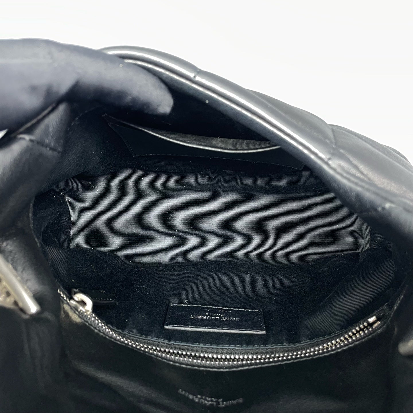 Saint Laurent - Puffer Mini Loulou - Lambskin leather - Black - (mini)