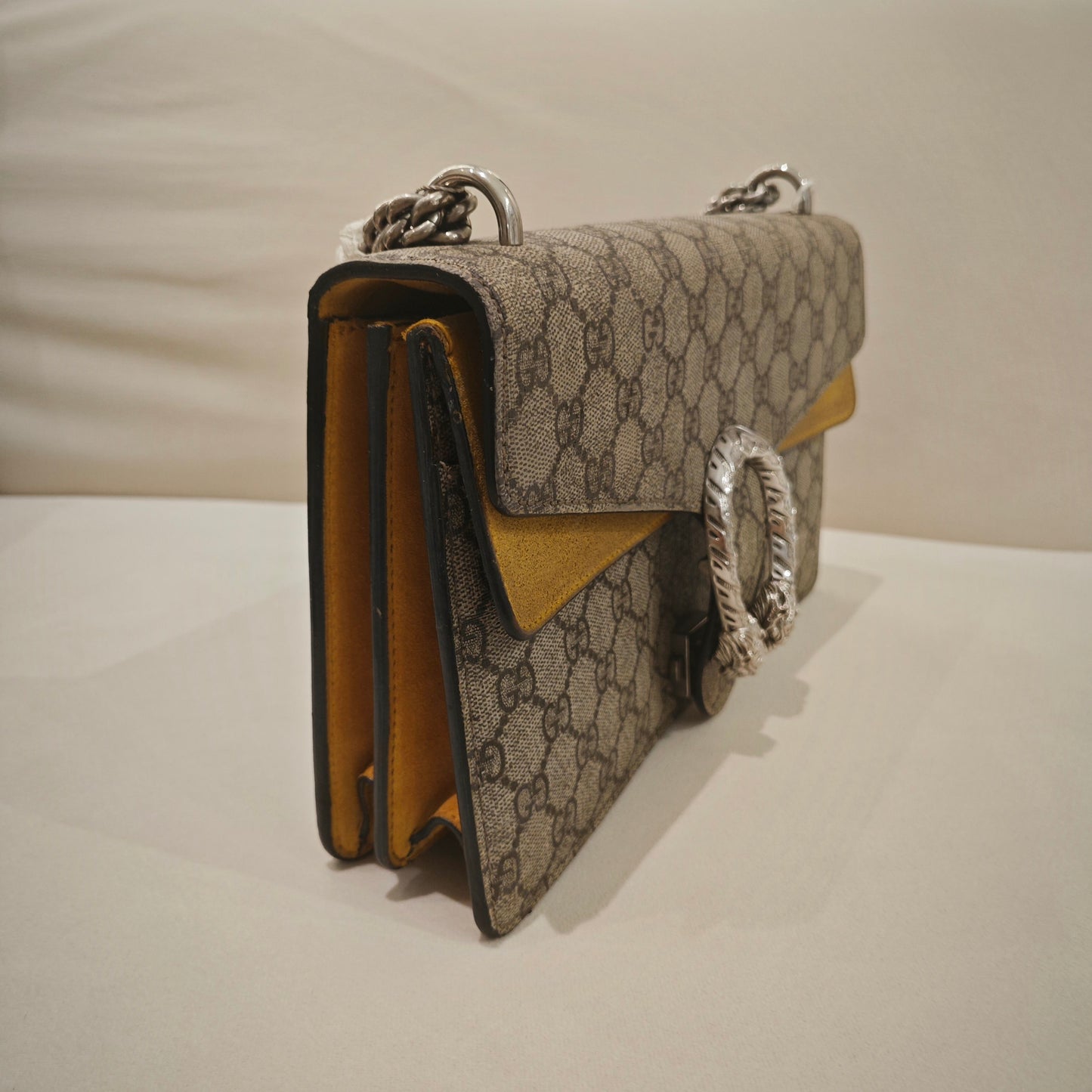 Gucci - Dionysus Medium - GG Supreme canvas with suede and leather trim - Beige - (medium)