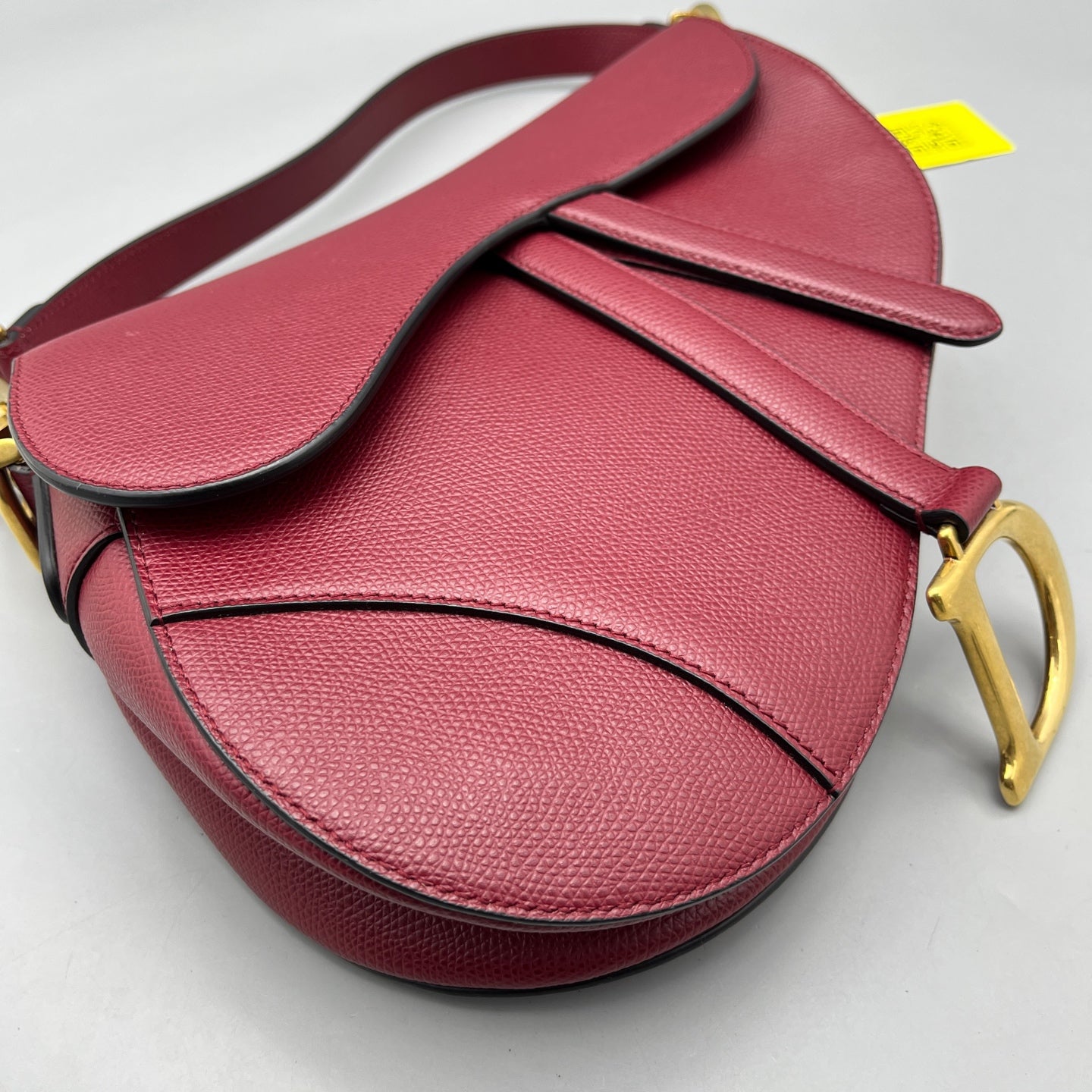 Dior - Saddle Bag - Leather - Burgundy - (medium)